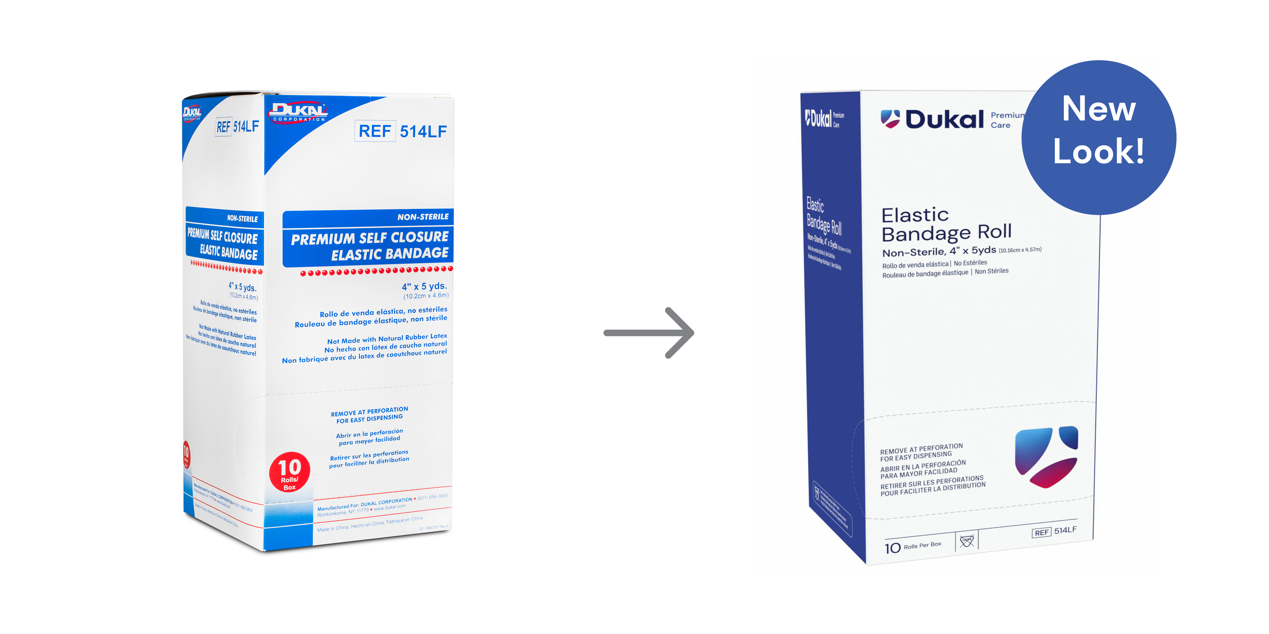 Premium Care Elastic Bandage with Self-Closure, 4