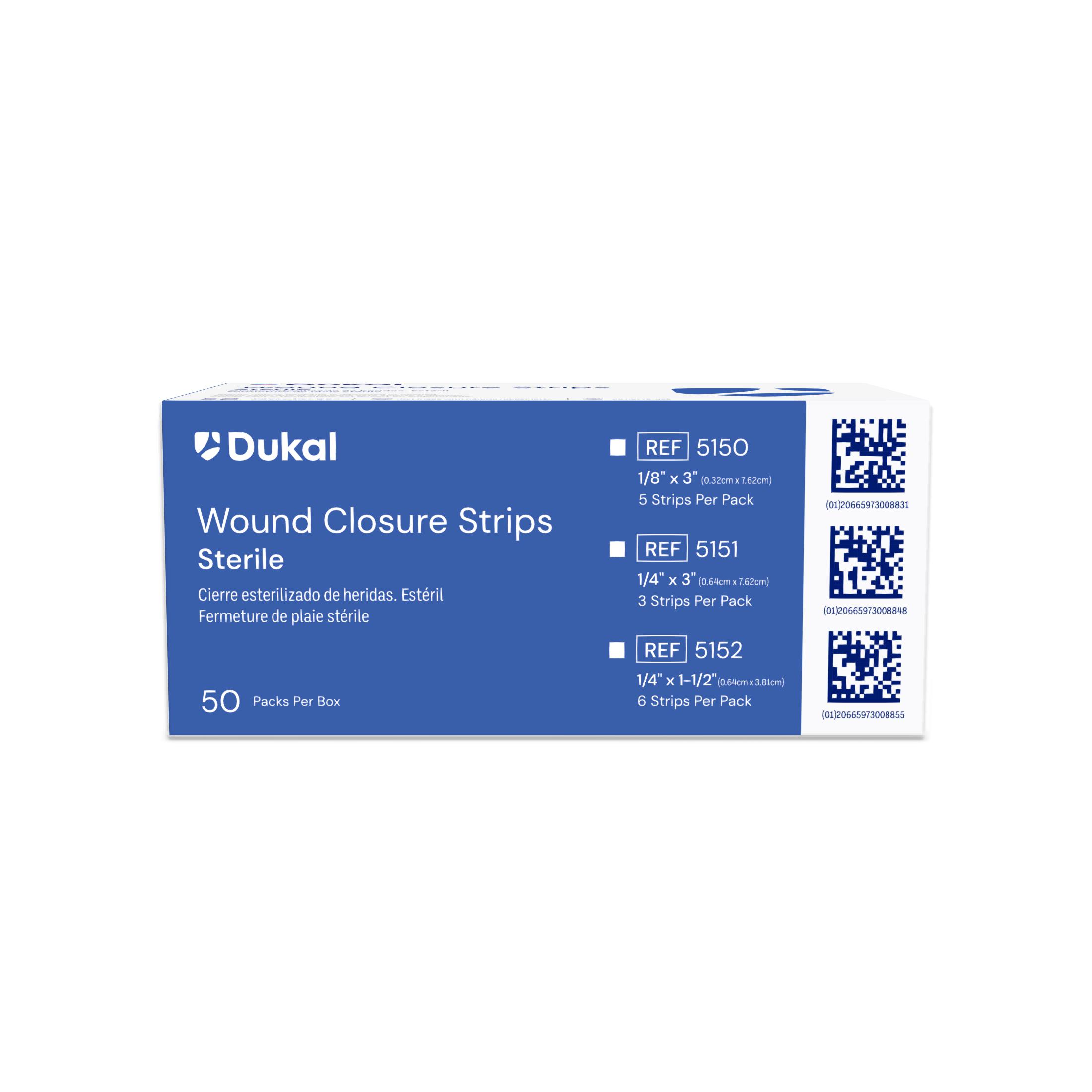 Sterile Wound Closure Strips, 1/4