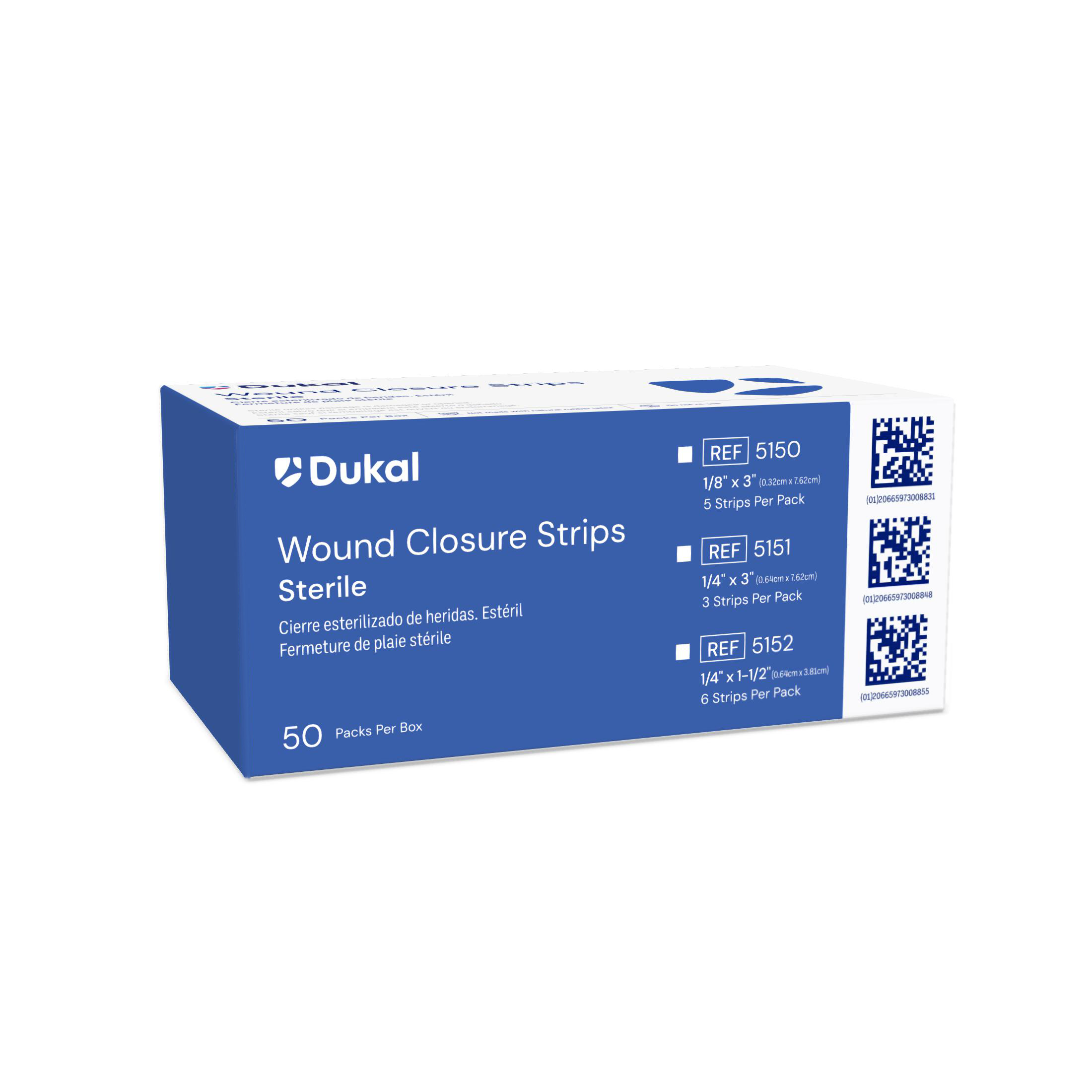 Sterile Wound Closure Strips, 1/4