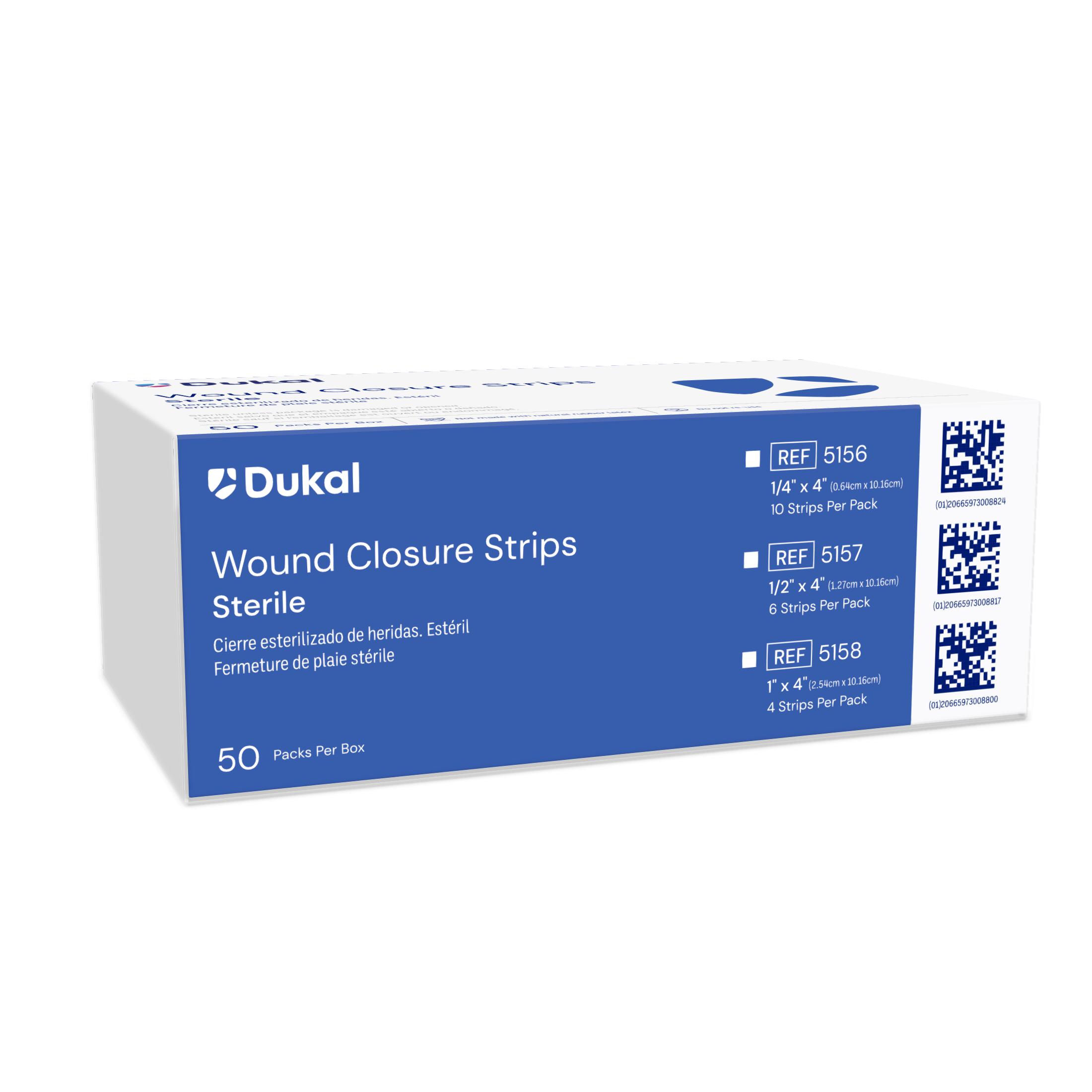 Sterile Wound Closure Strips, 1/4