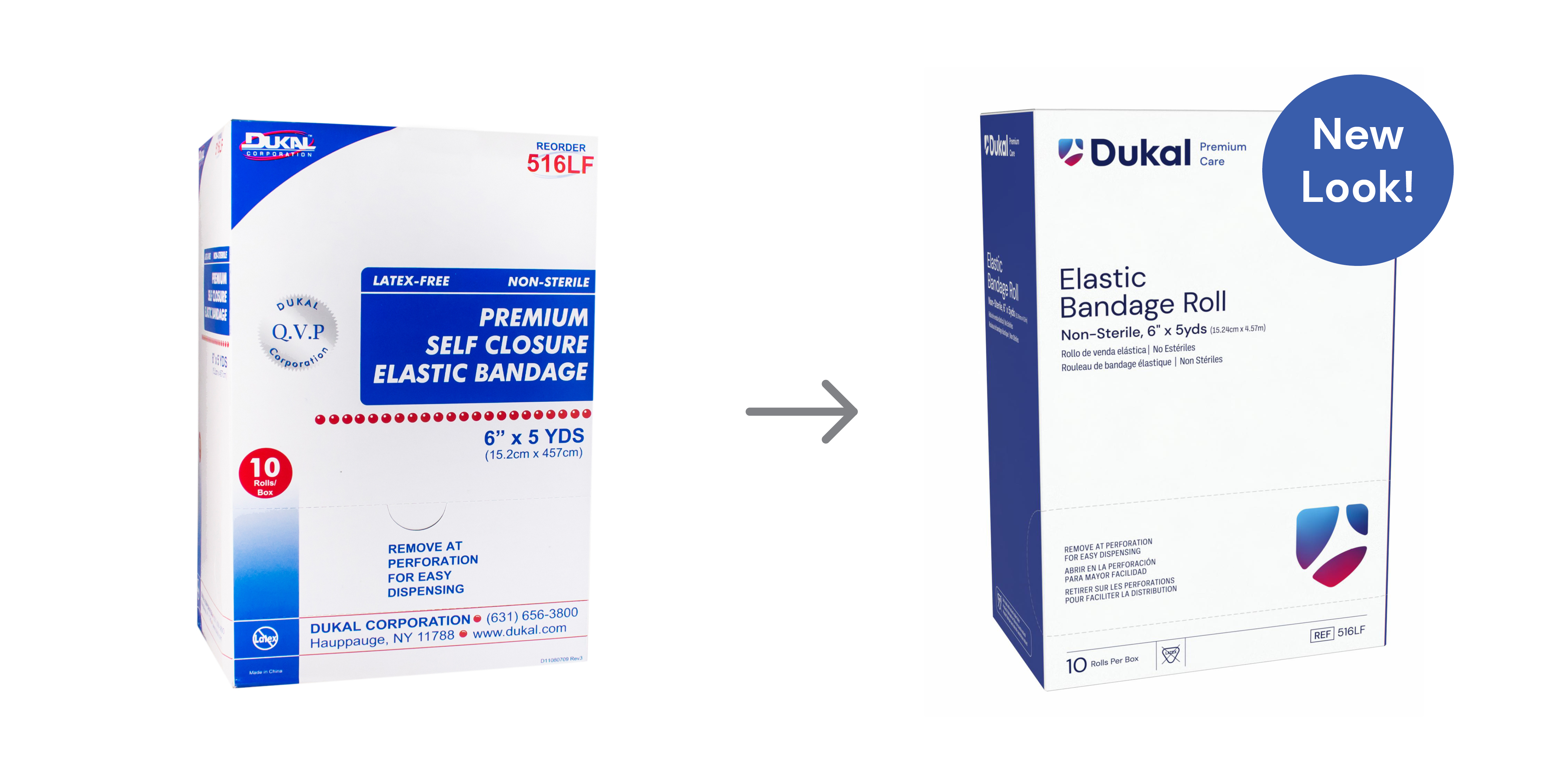 Premium Care Elastic Bandage with Self-Closure, 6