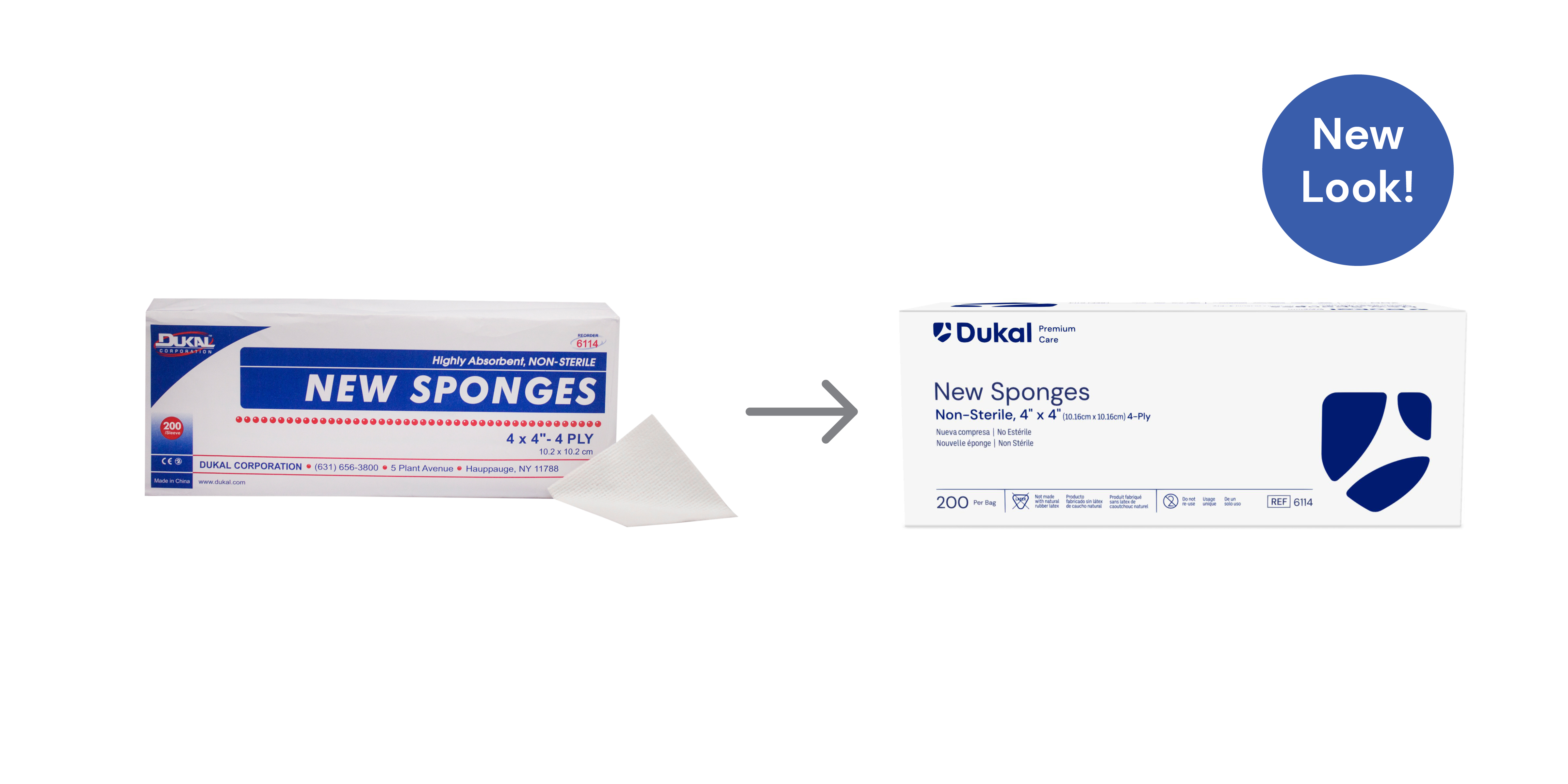 Premium Care New Sponges, 4-Ply, 4