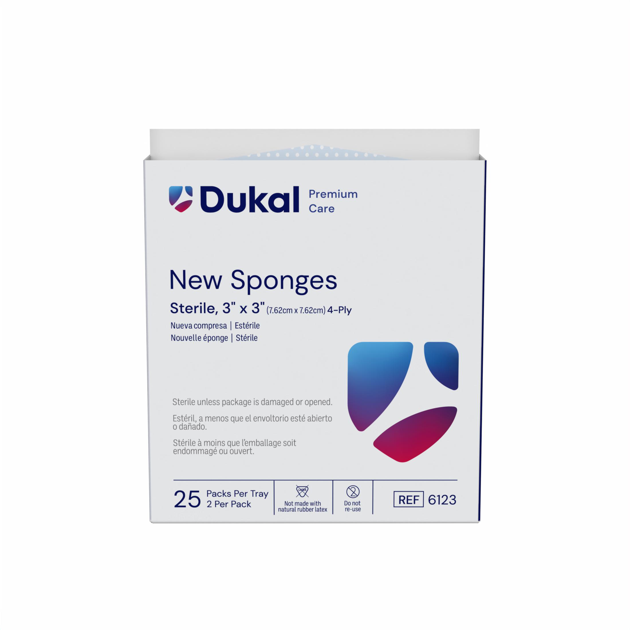 Premium Care Sterile New Sponges, 4-Ply, 3