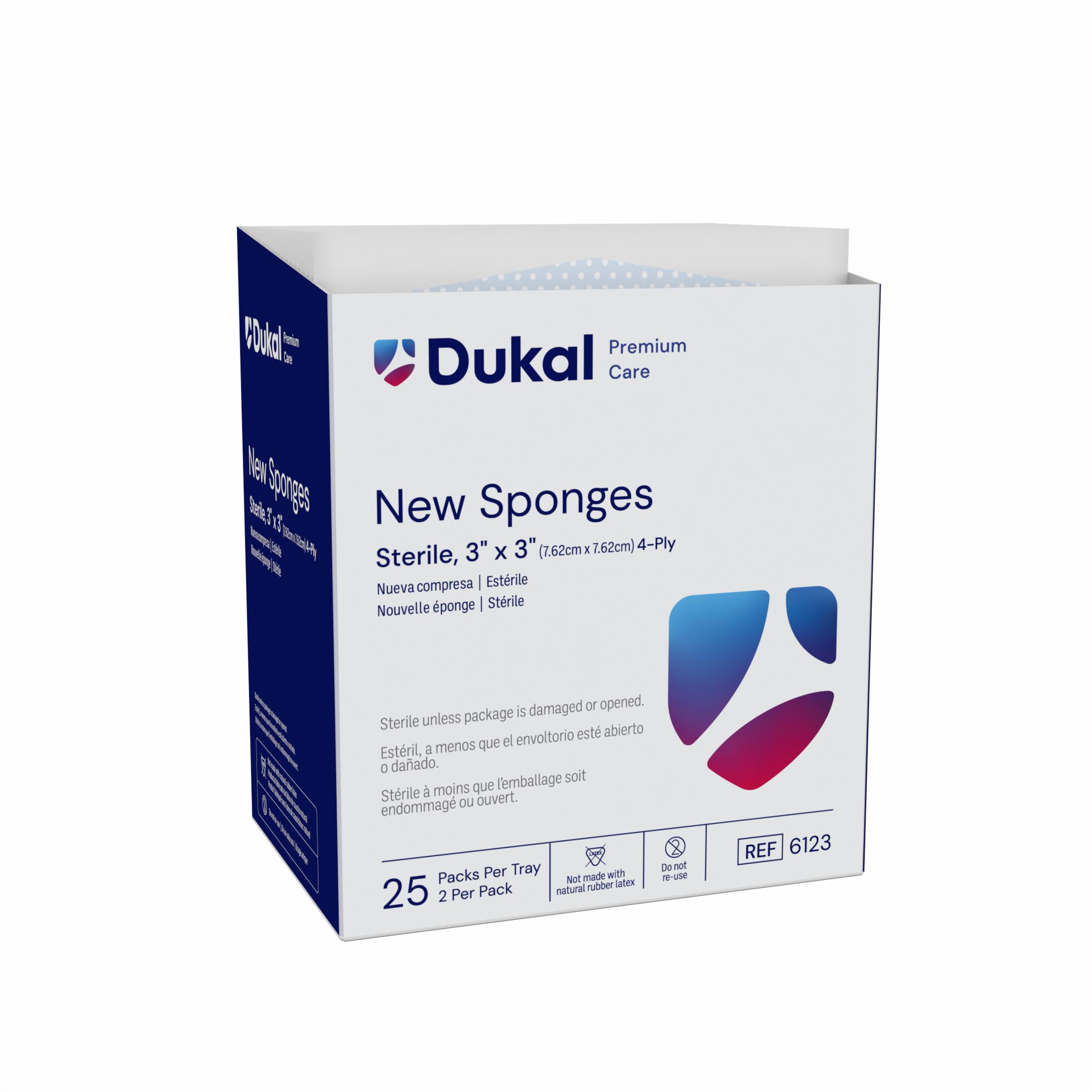 Premium Care Sterile New Sponges, 4-Ply, 3