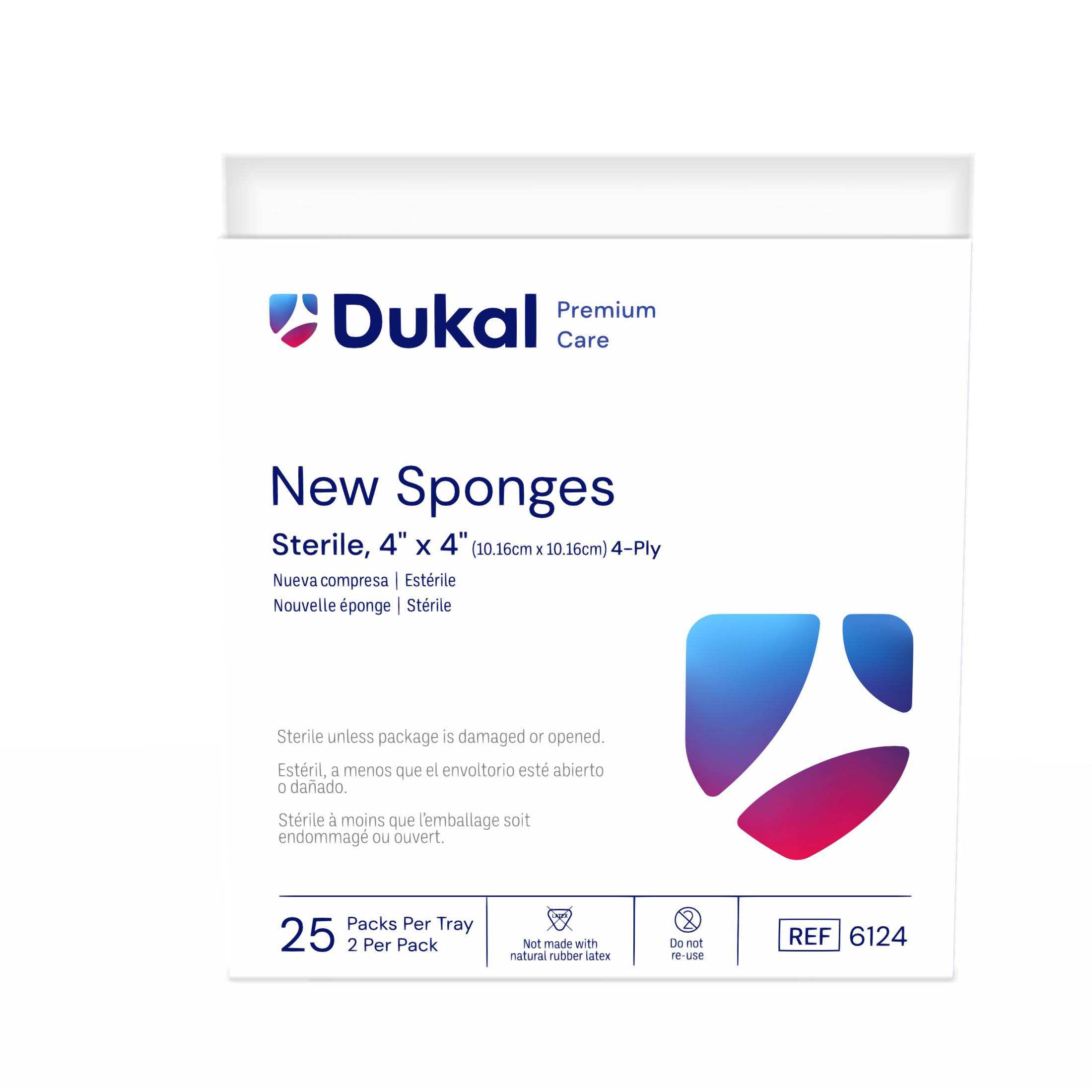 Premium Care Sterile New Sponges, 4-Ply, 4