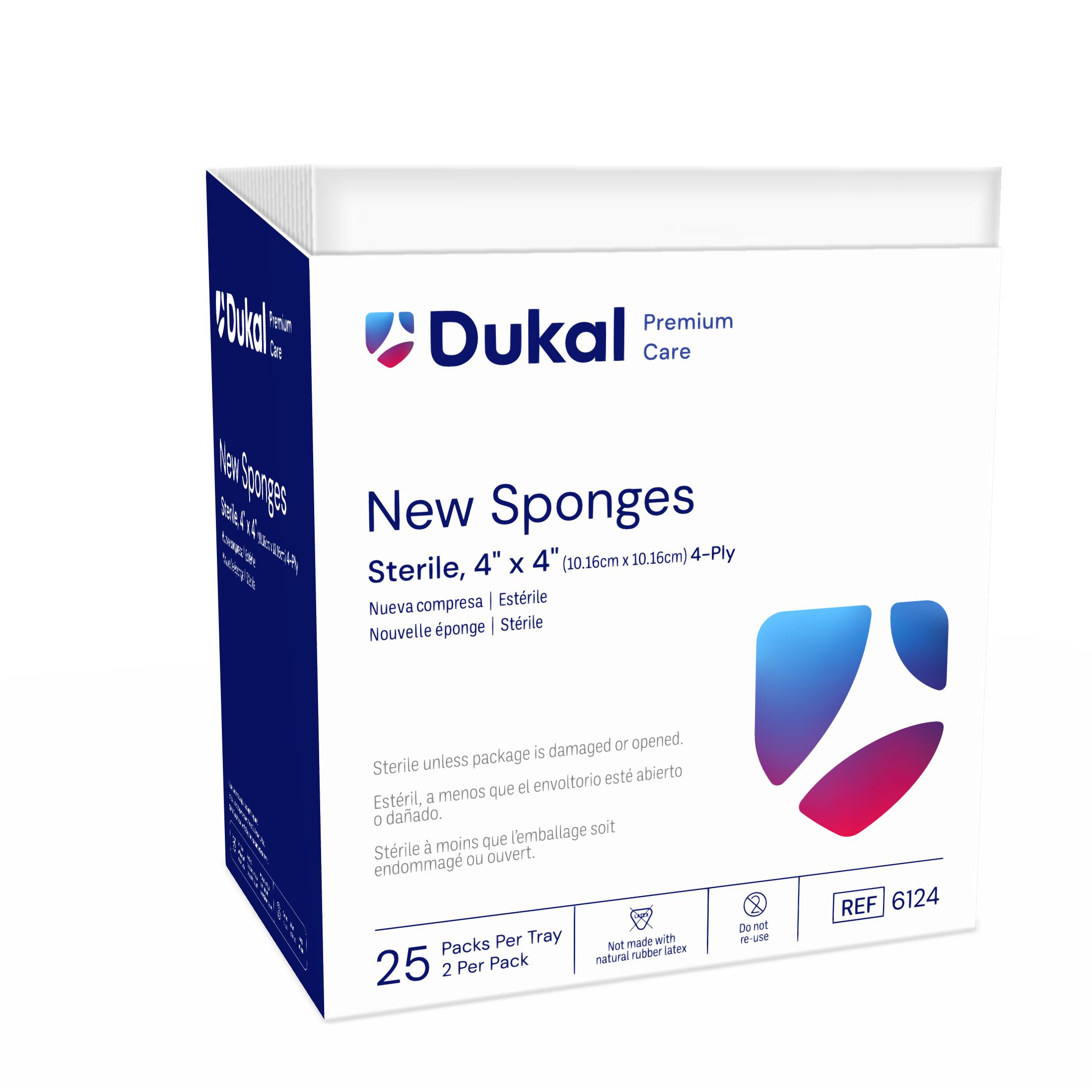 Premium Care Sterile New Sponges, 4-Ply, 4
