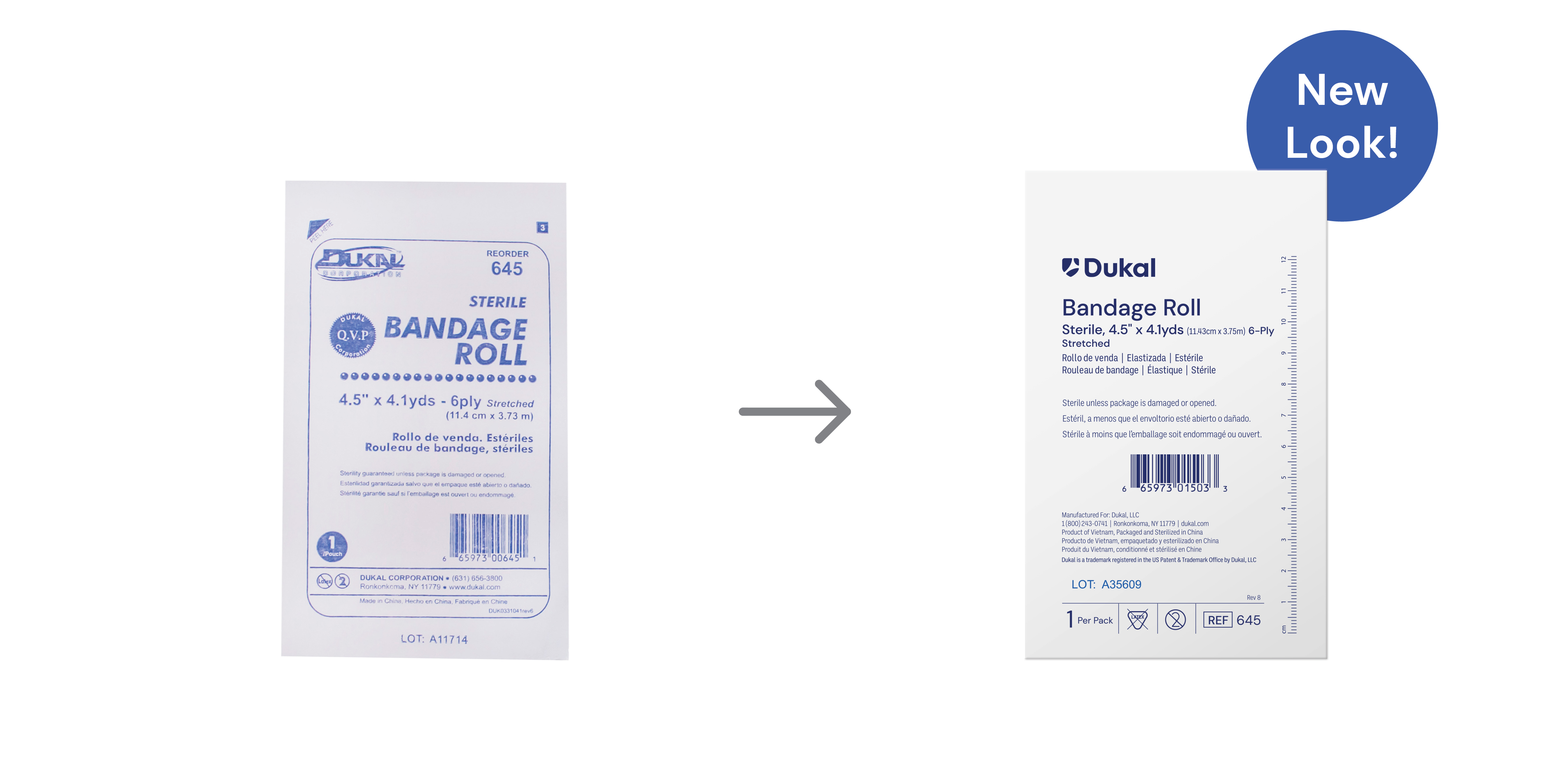 Sterile Bandage Roll, 6-Ply, 4.5