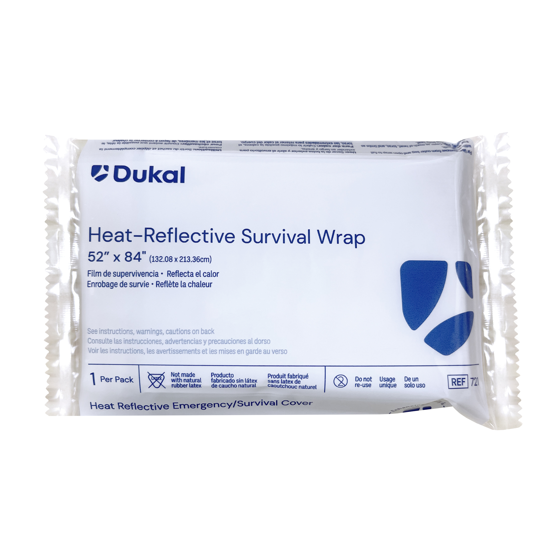 Heat-Reflective Survival Wrap, 52