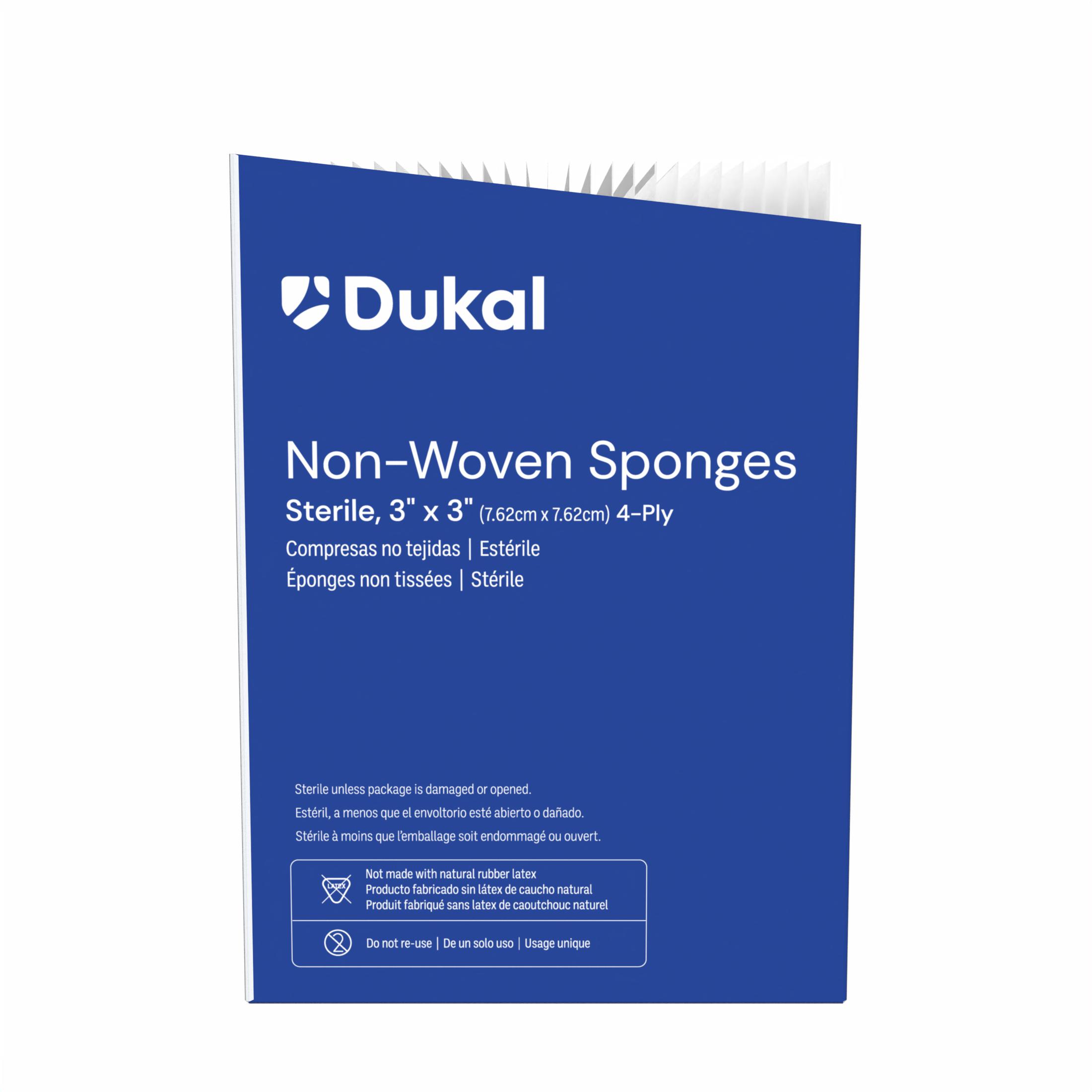 Sterile Non-Woven Sponges, 4-Ply, 3