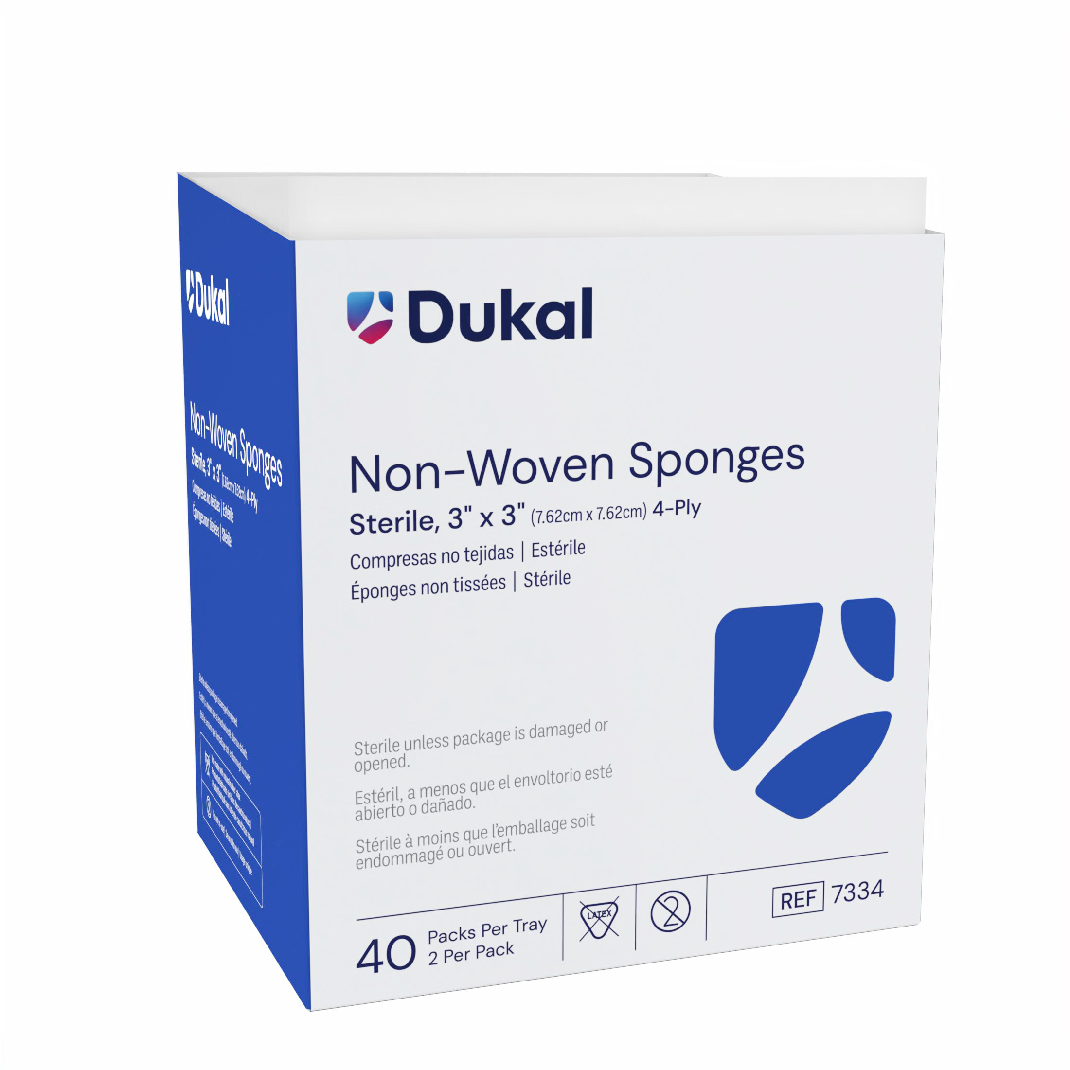 Sterile Non-Woven Sponges, 4-Ply, 3