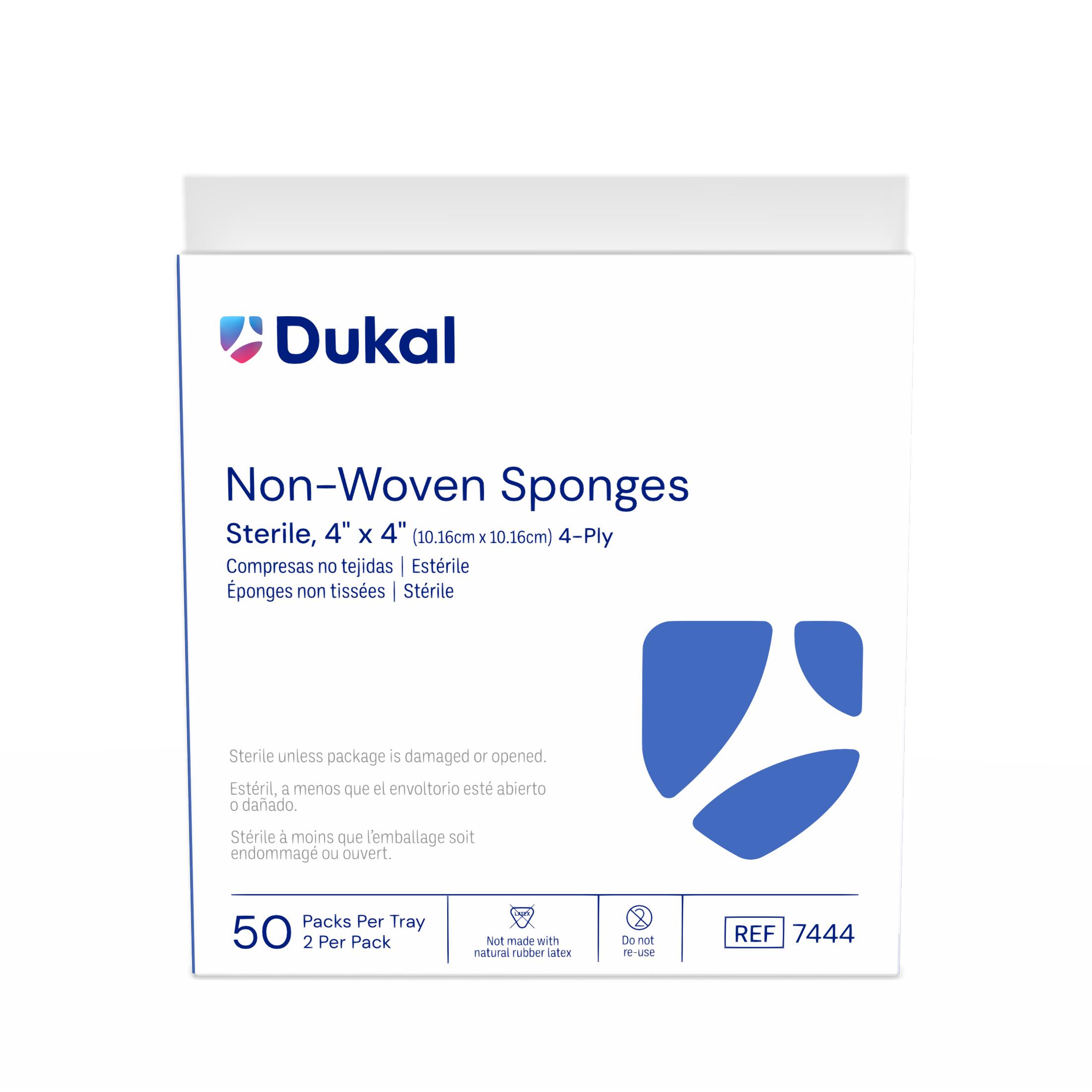 Sterile Non-Woven Sponges, 4-Ply, 4