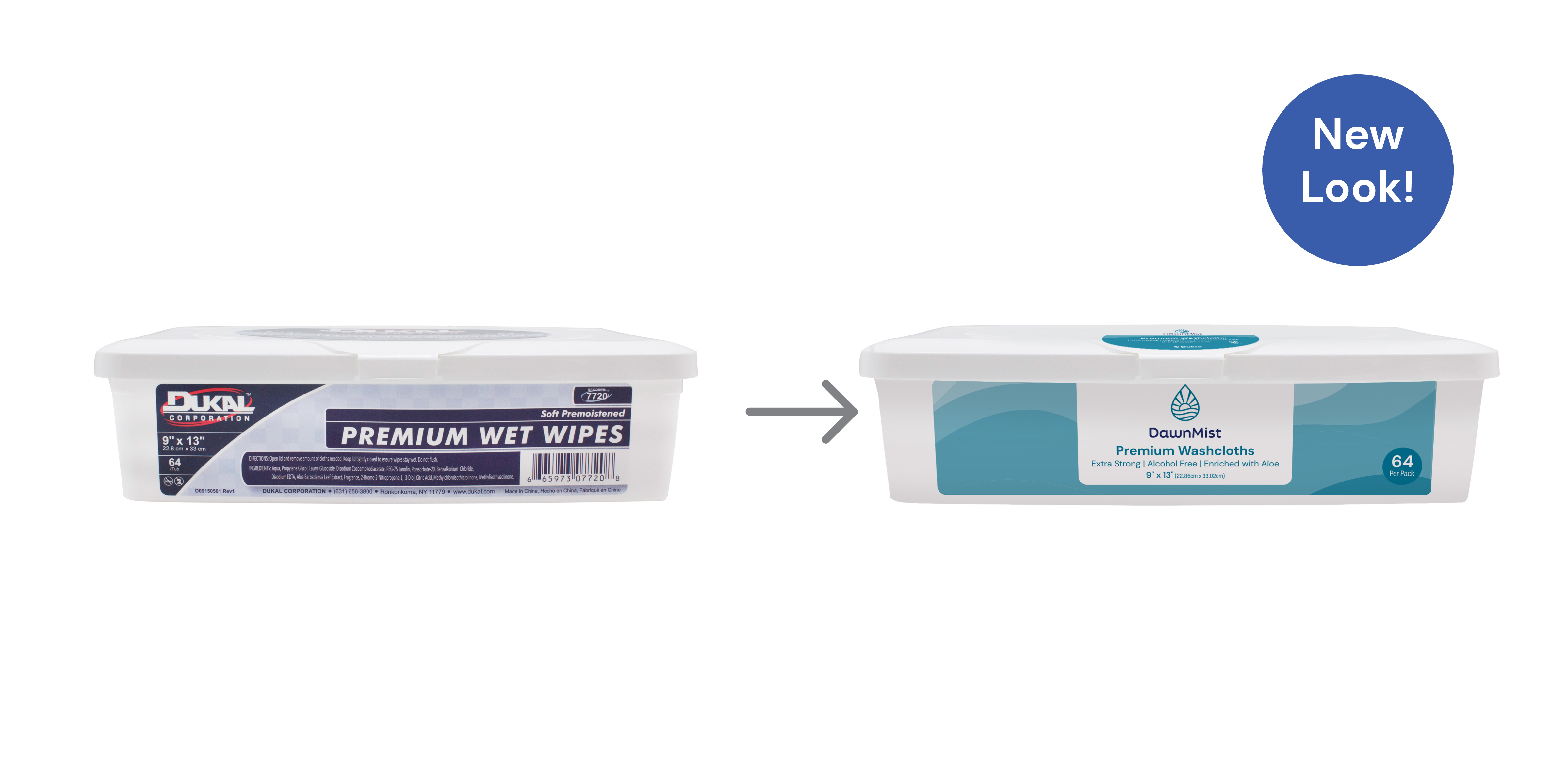Premium Adult Wet Wipes in Plastic Tub with Flip Top Lid, Scented, 9