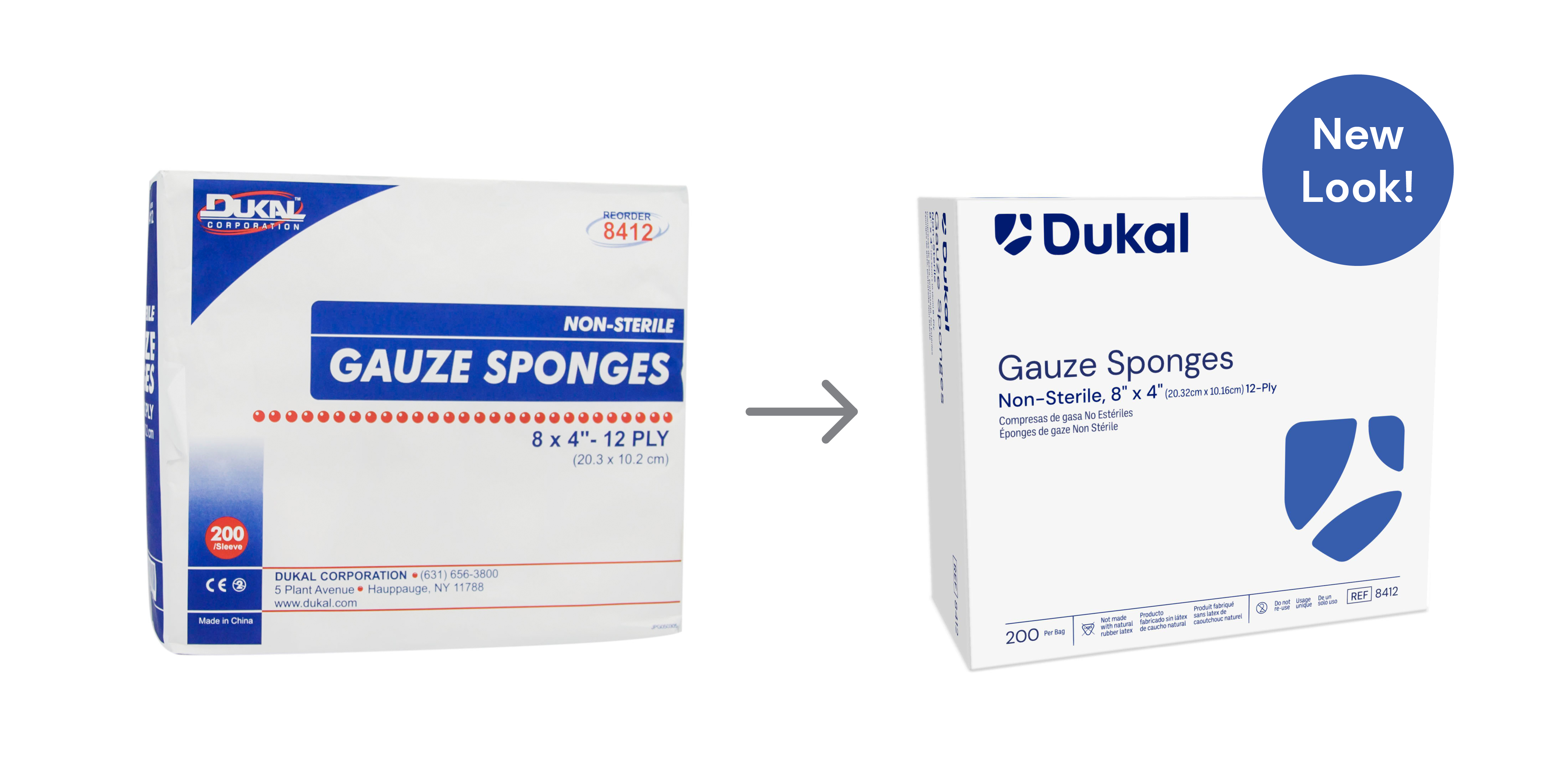 Sterile Gauze Sponges, 12-Ply, 8