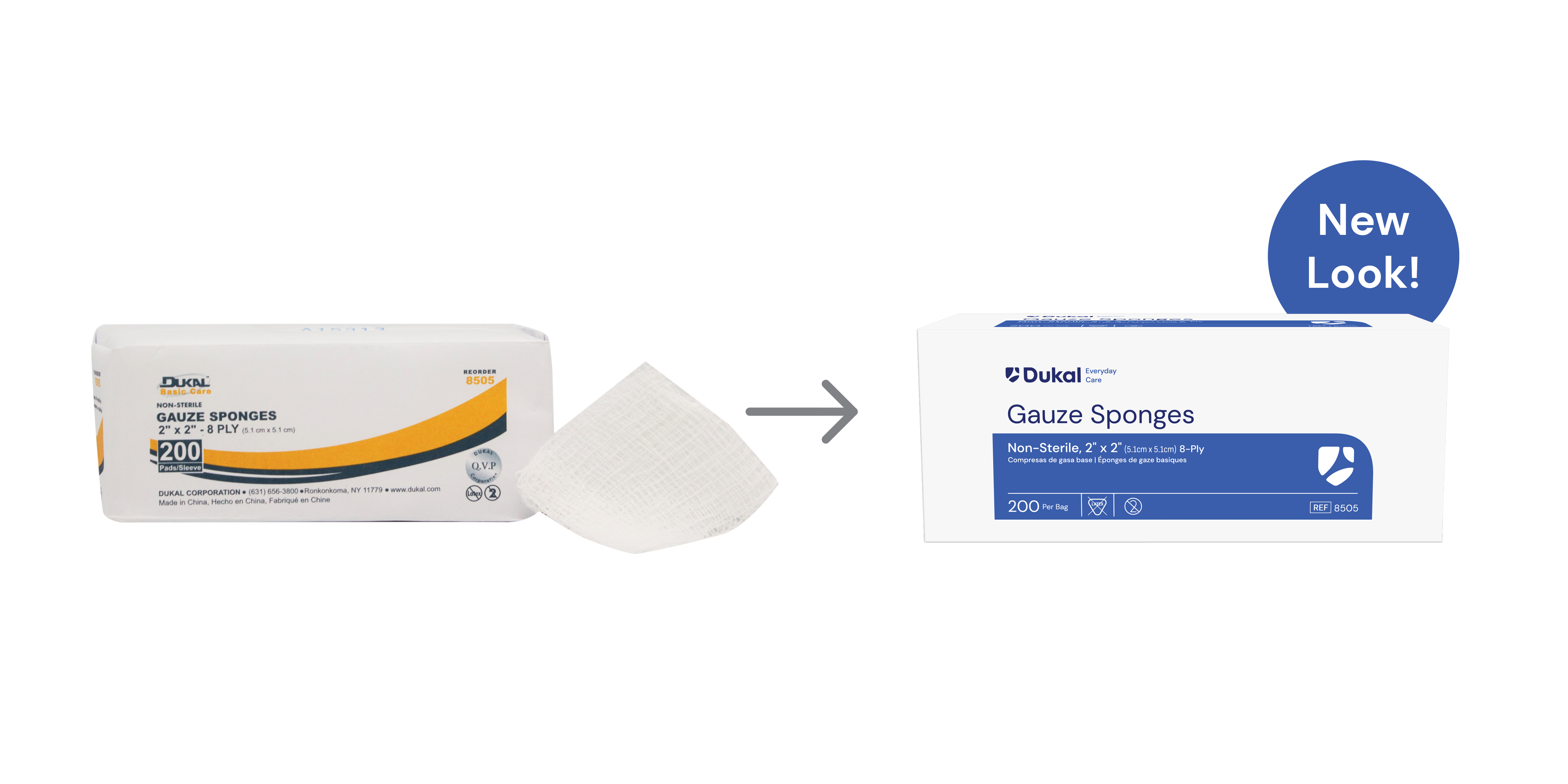 Everyday Care Gauze Sponge, 8-Ply, 2