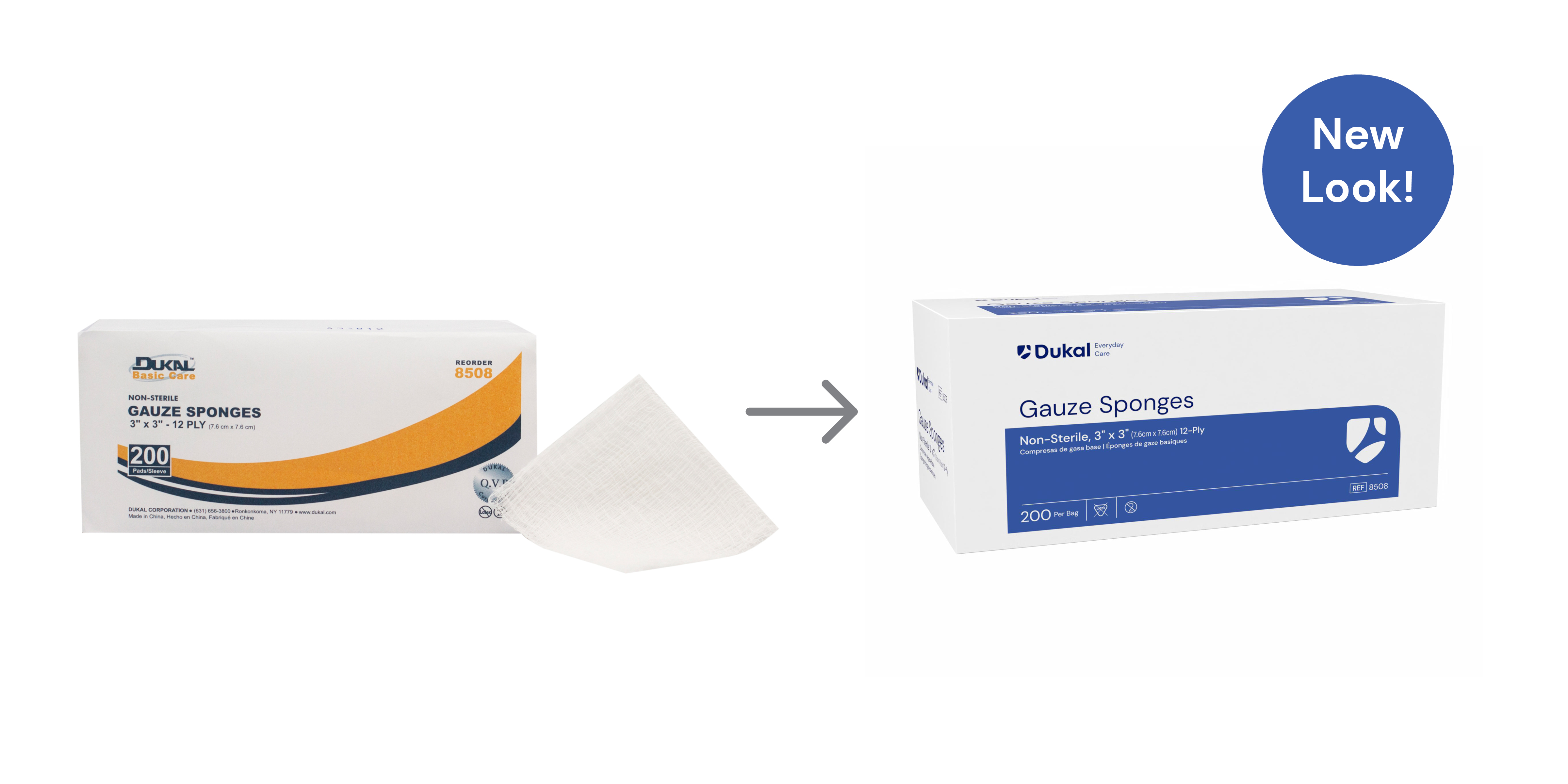 Everyday Care Gauze Sponges, 12-Ply, 3