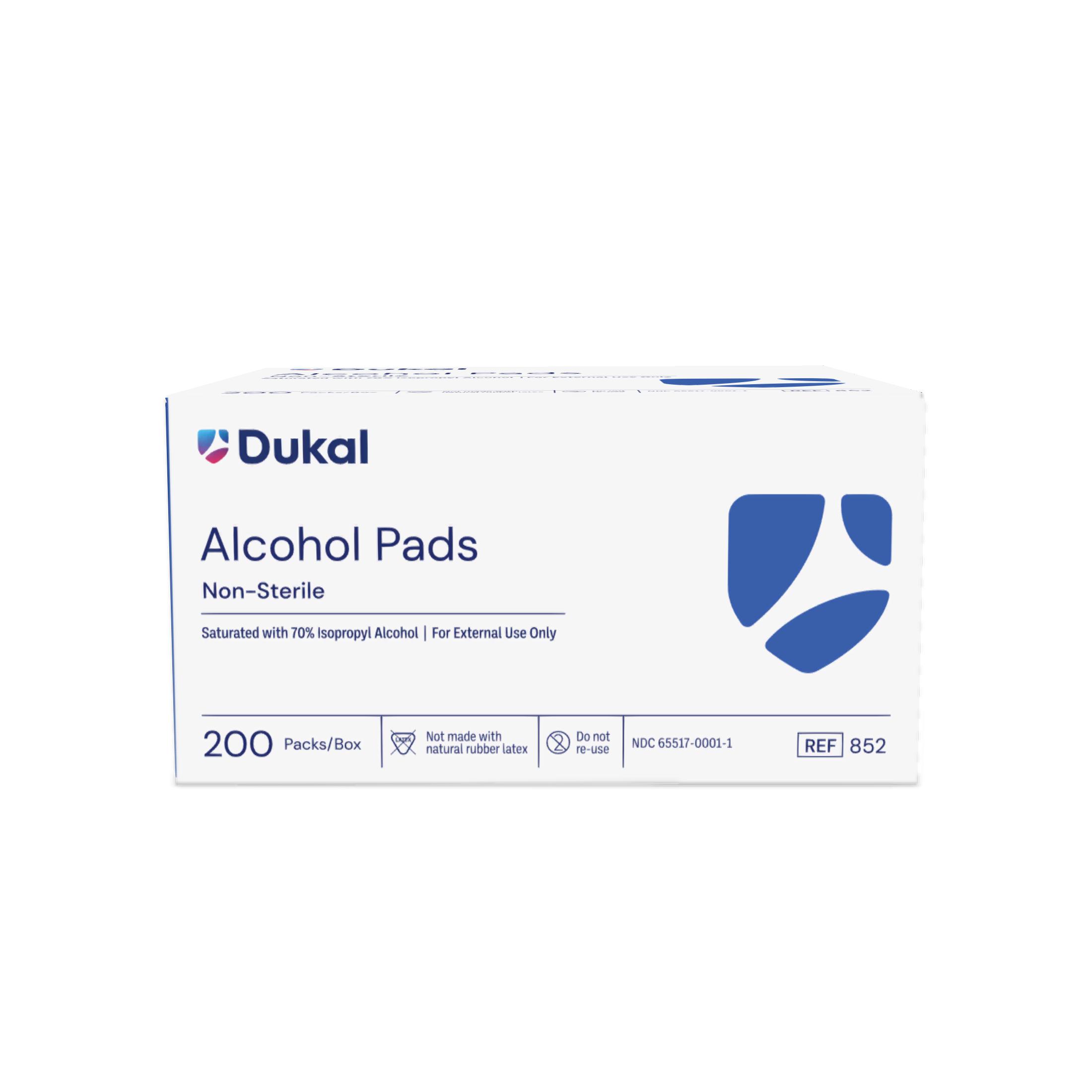 Alcohol Pads, 2-Ply, Medium