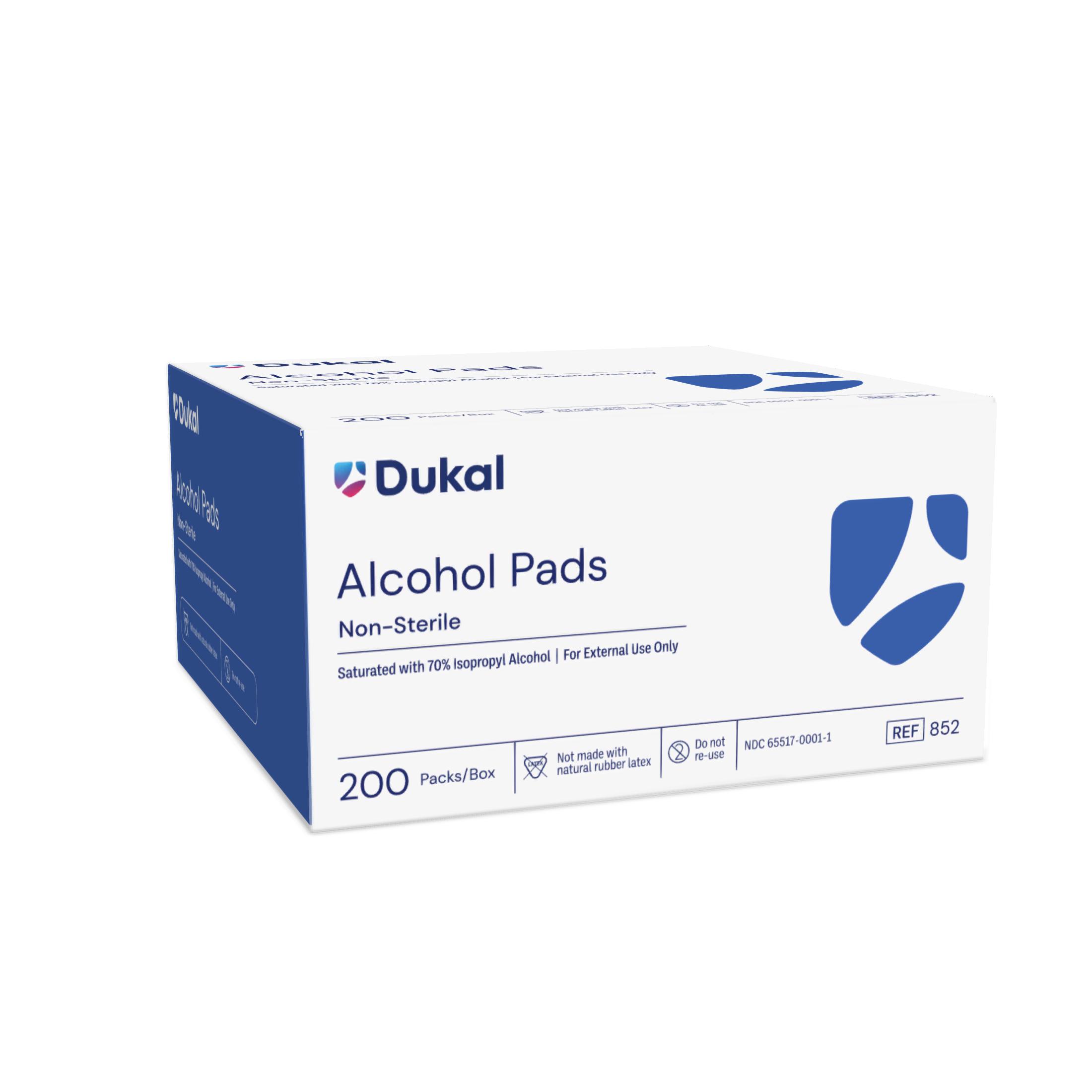 Alcohol Pads, 2-Ply, Medium