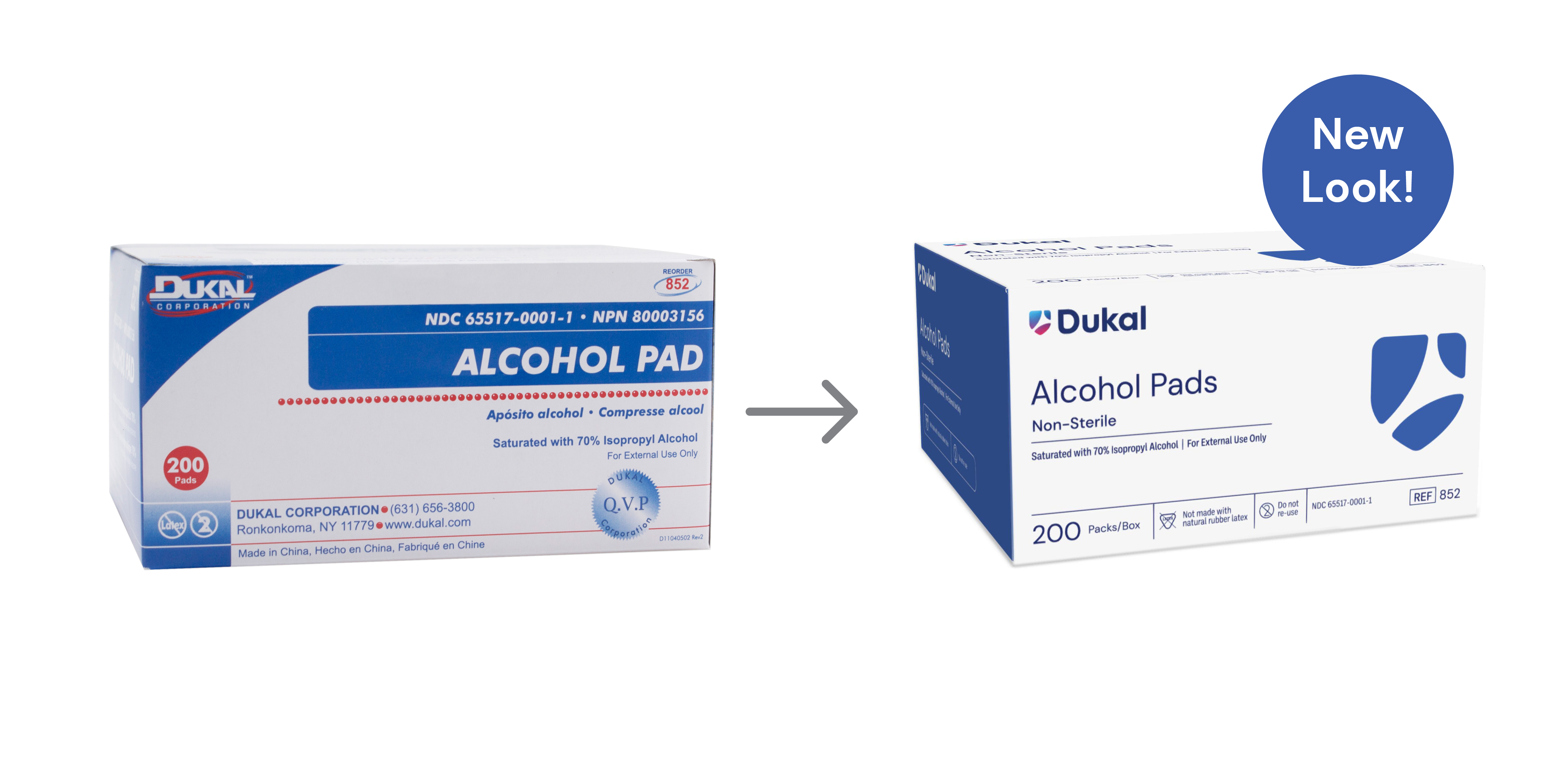 Alcohol Pads, 2-Ply, Medium