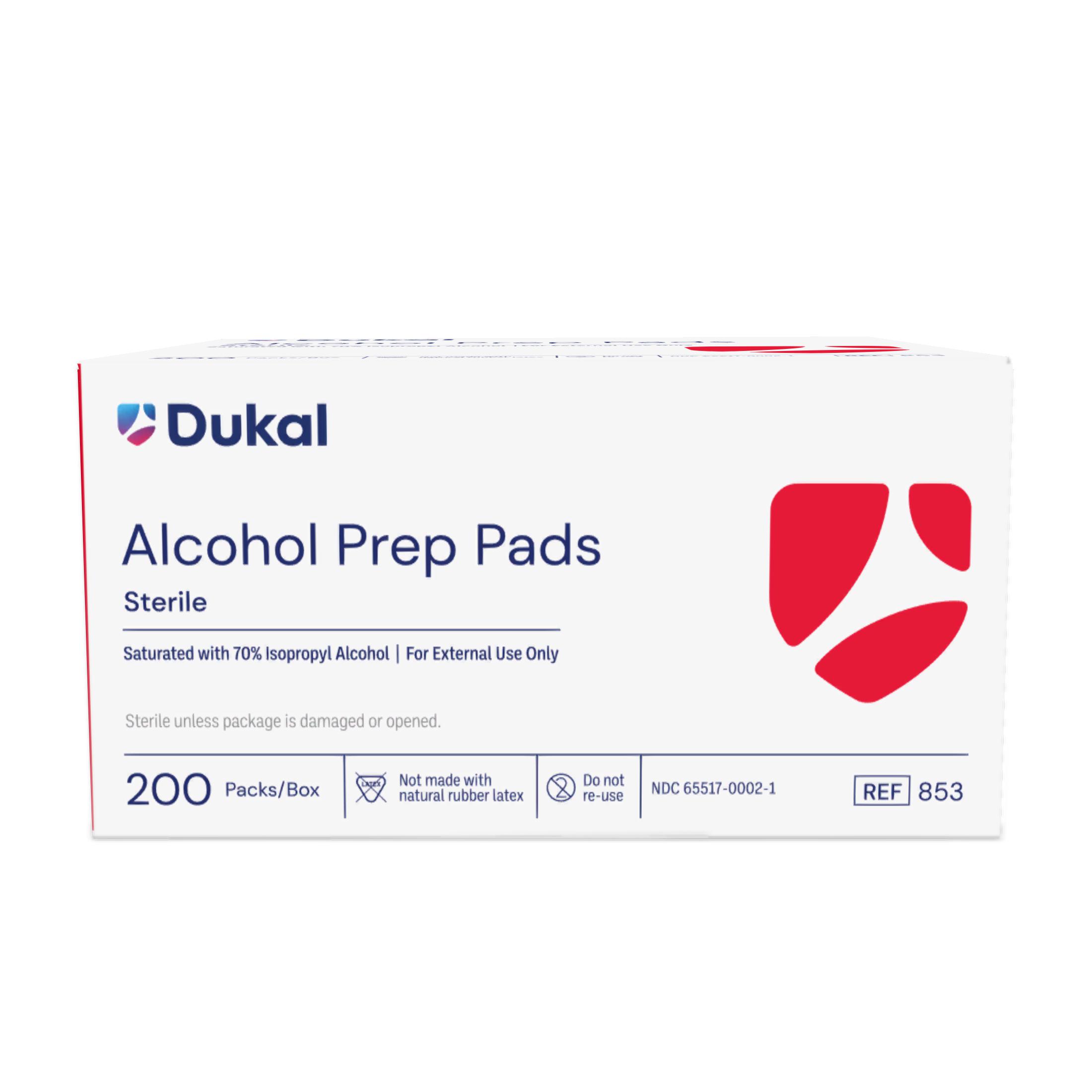 Sterile Alcohol Prep Pads, 2-Ply, Medium