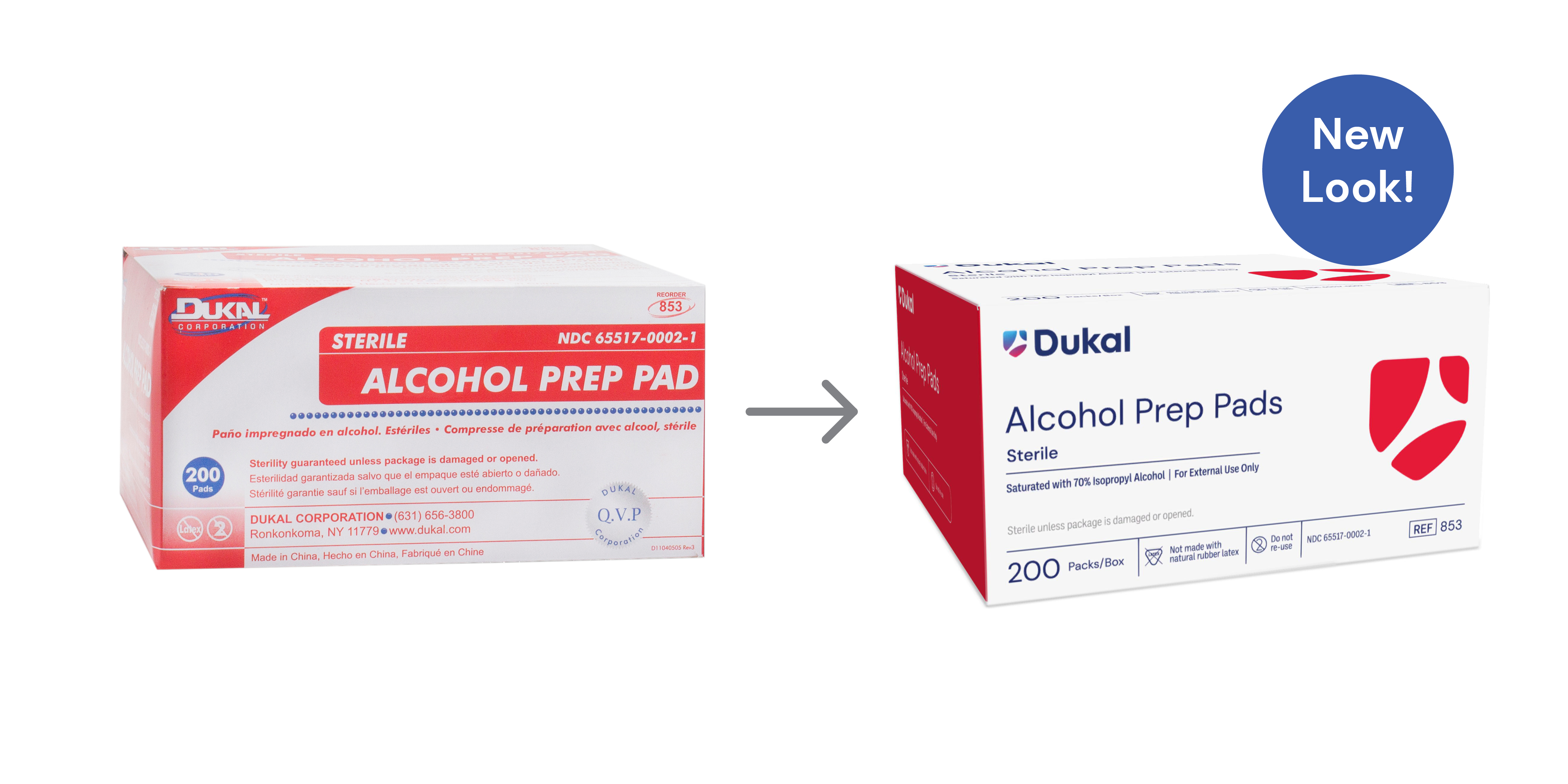 Sterile Alcohol Prep Pads, 2-Ply, Medium