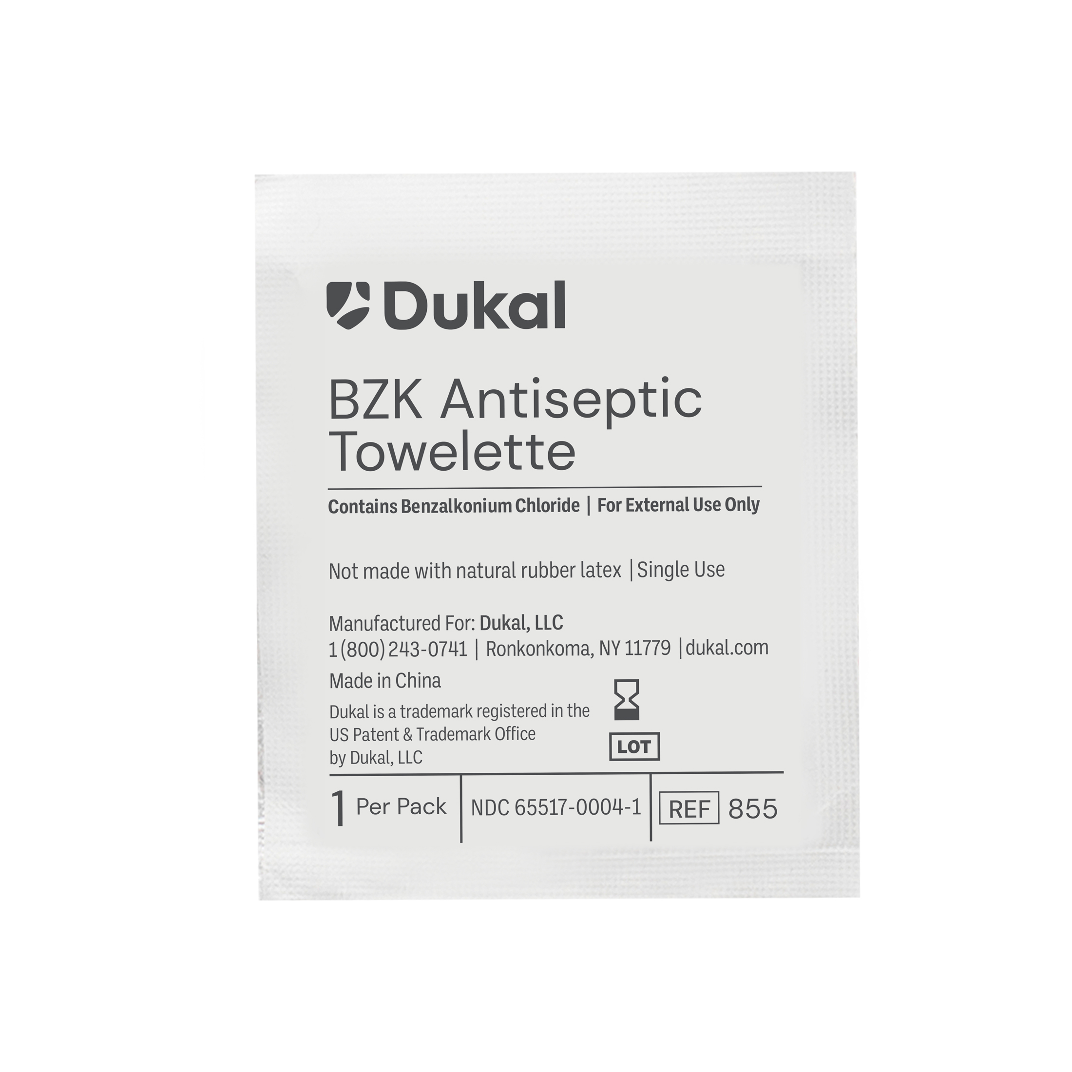 BZK Antiseptic Towelettes, 5