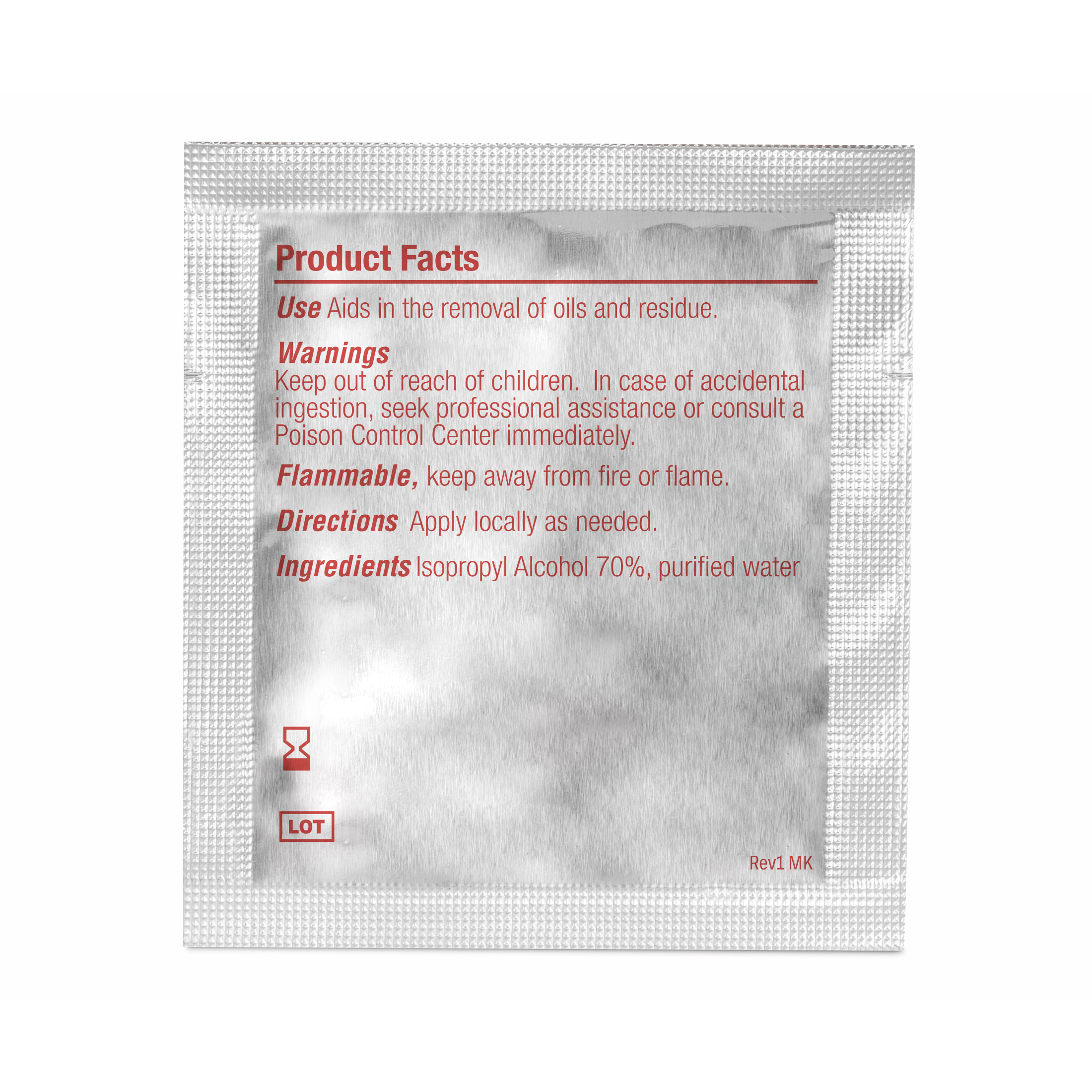 Sterile Alcohol Prep Pads, 2-Ply, Medium