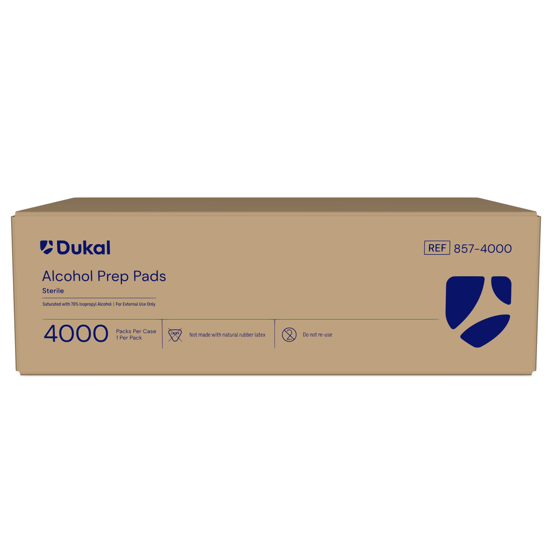Sterile Alcohol Prep Pads, 2-Ply, Medium