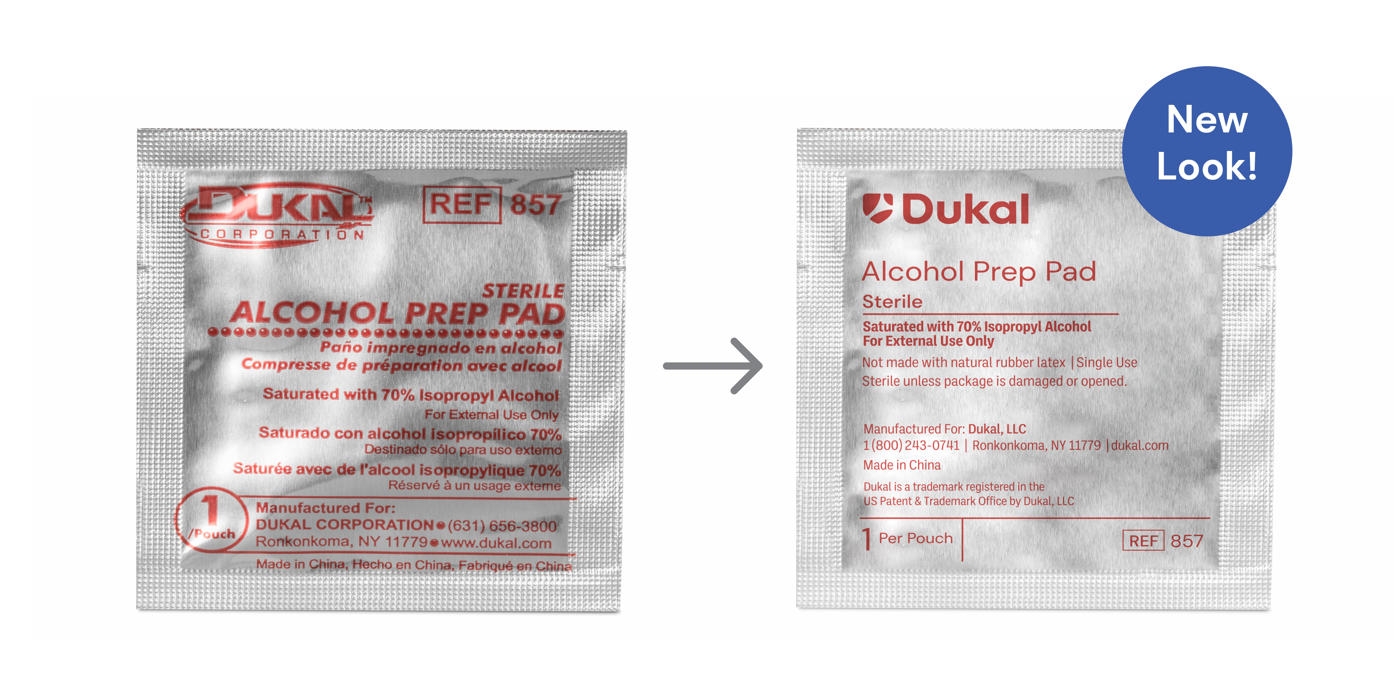 Sterile Alcohol Prep Pads, 2-Ply, Medium