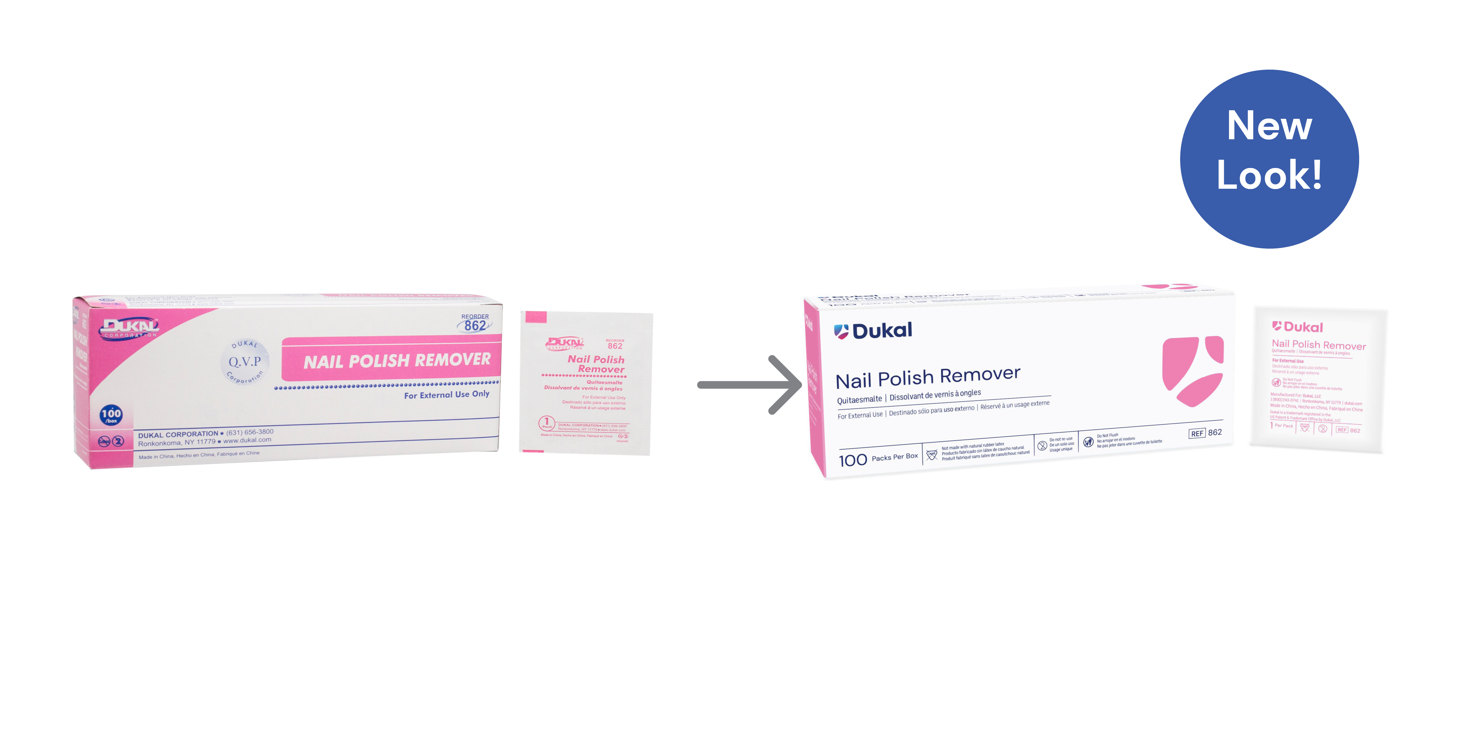 Nail Polish Remover Pads, 2-Ply