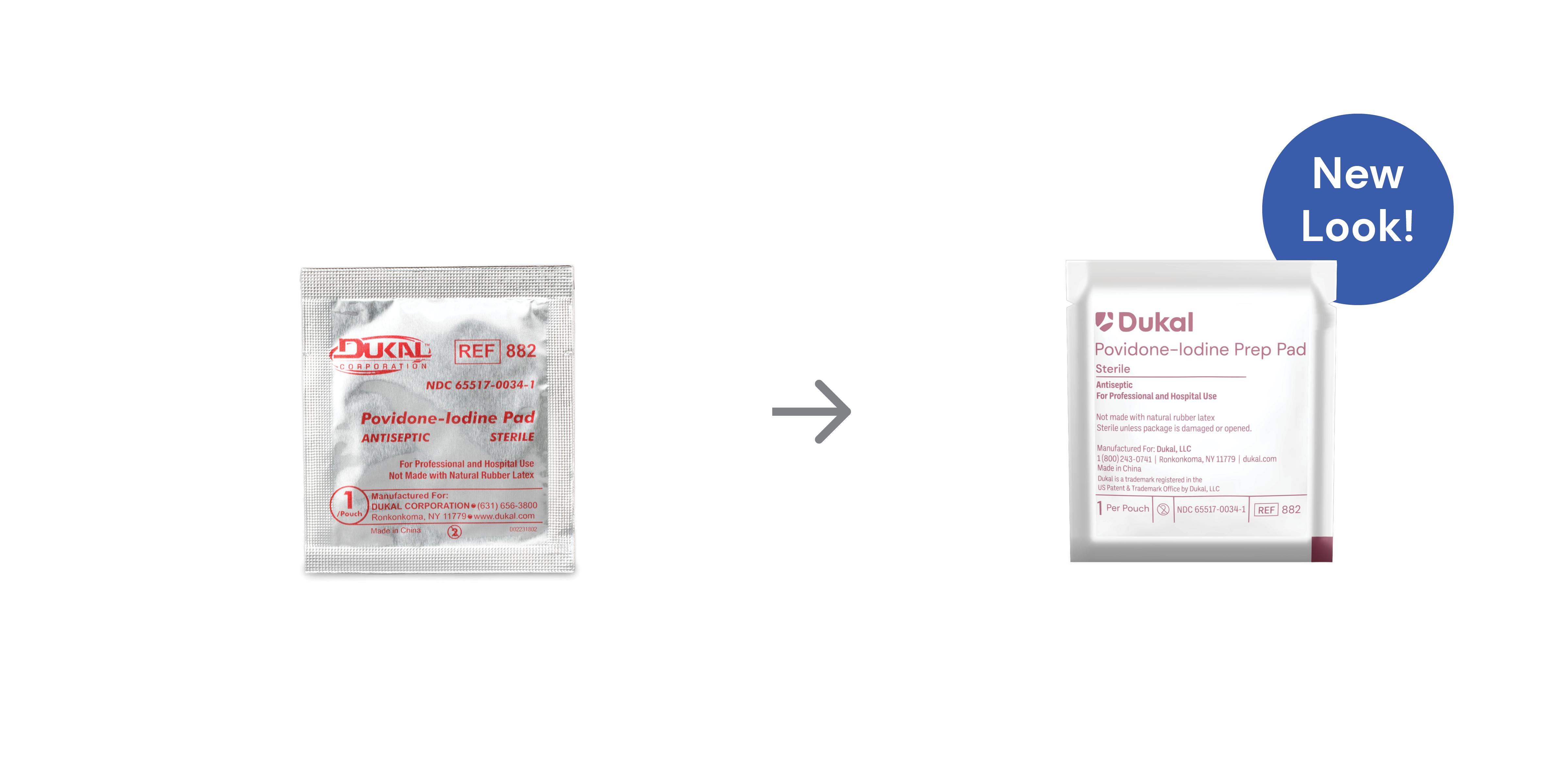 Sterile Povidone-Iodine Prep Pads, Medium