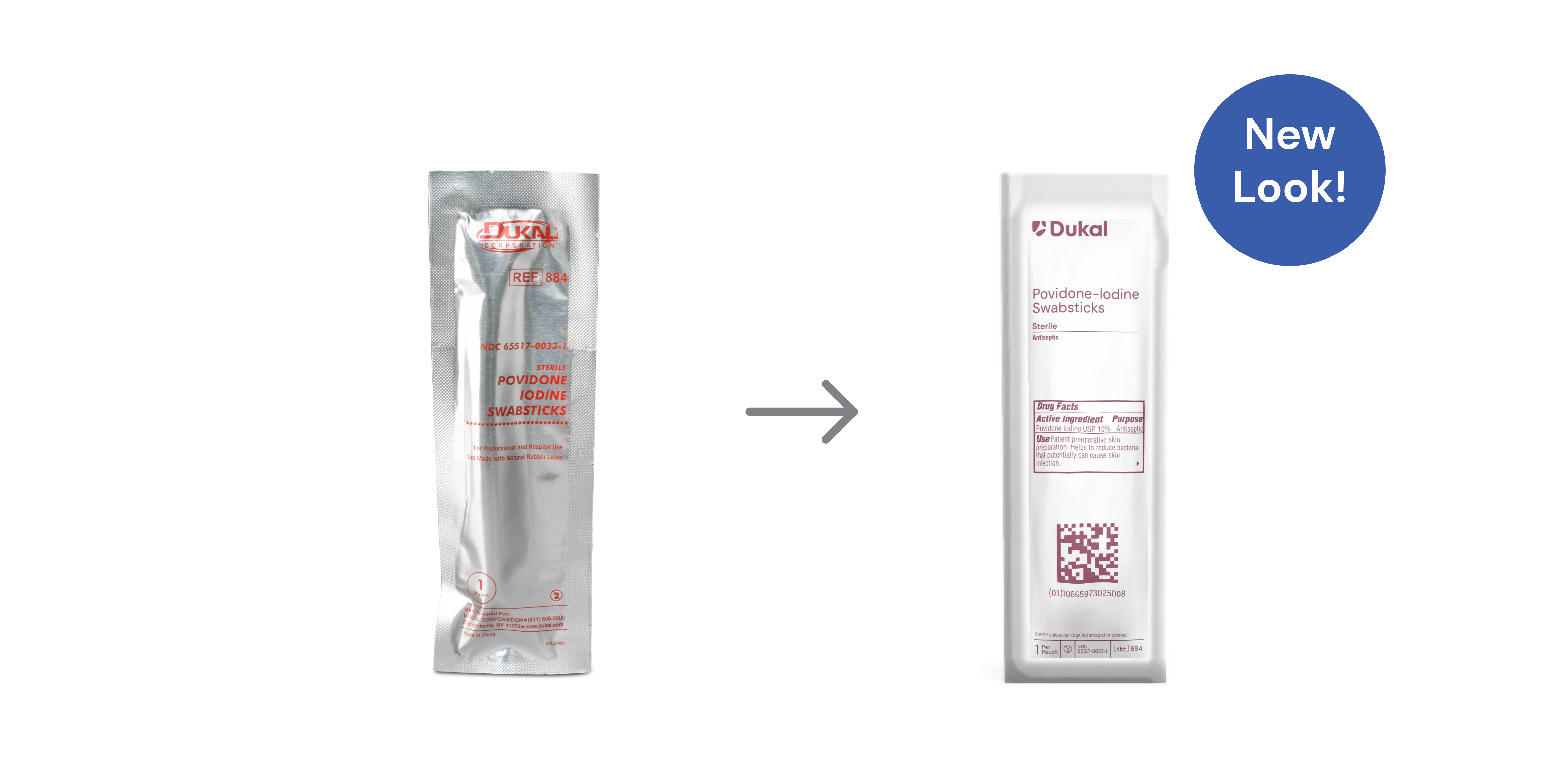 Sterile Povidone-Iodine Swabsticks, 4
