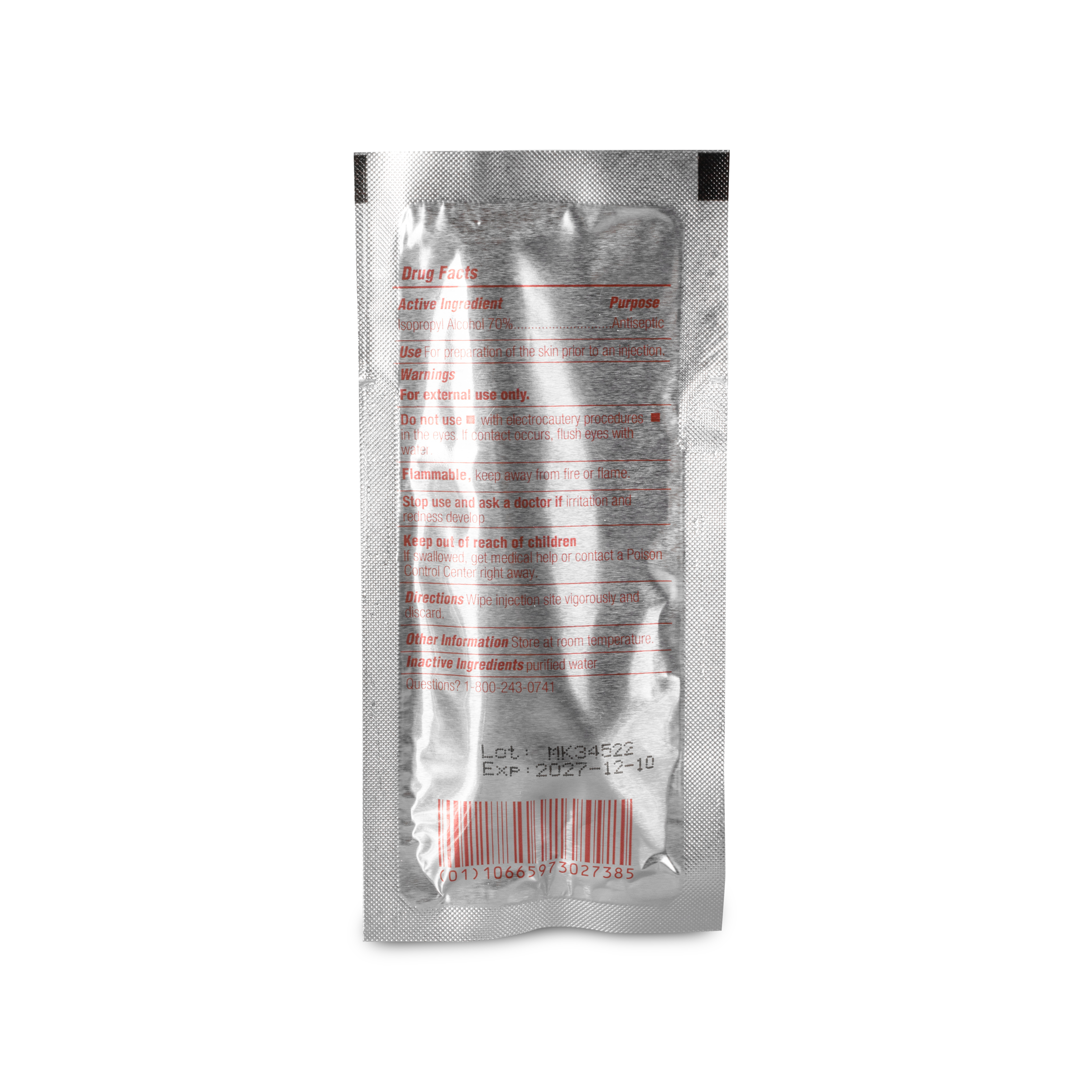 Sterile Alcohol Swabsticks, 4