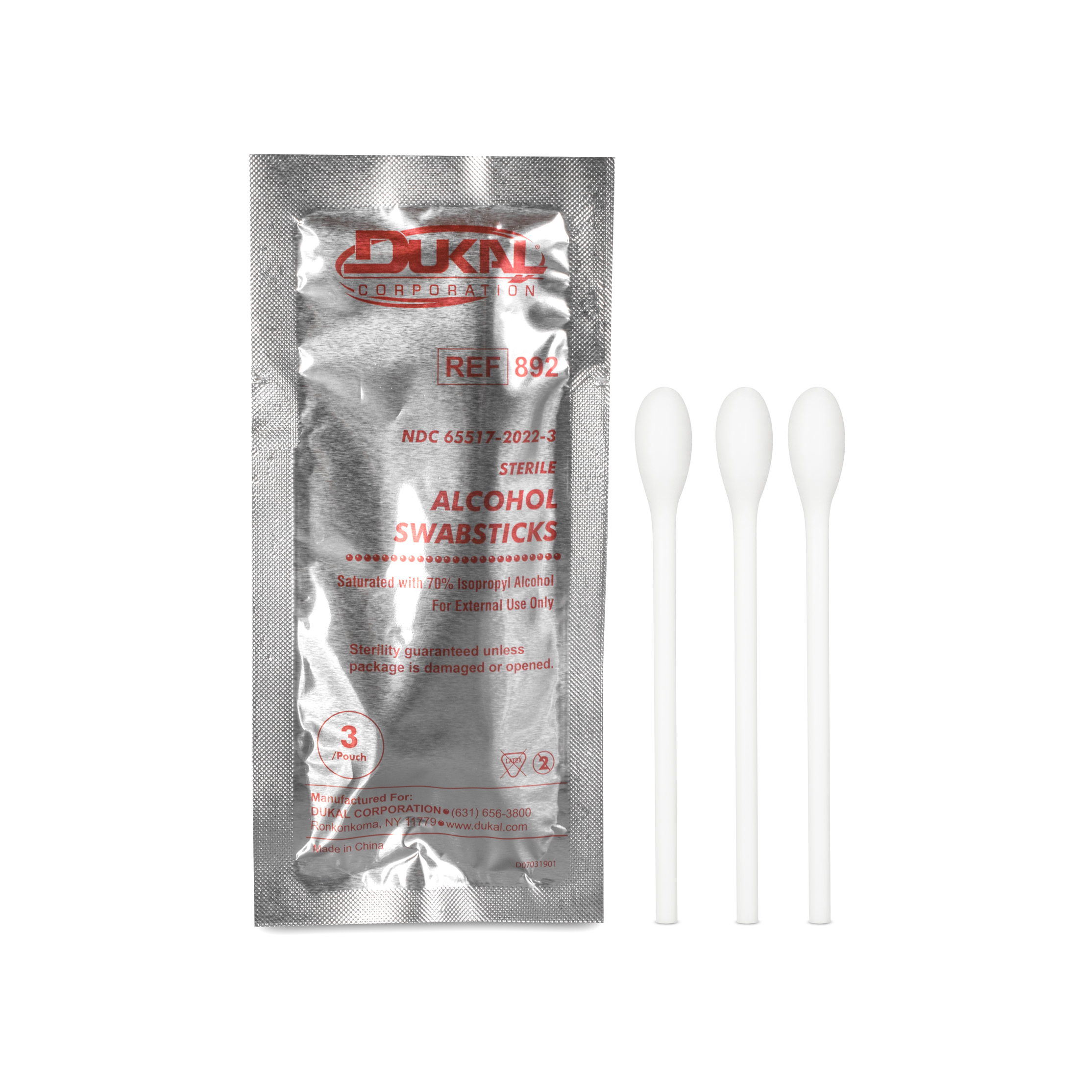 Sterile Alcohol Swabsticks, 4