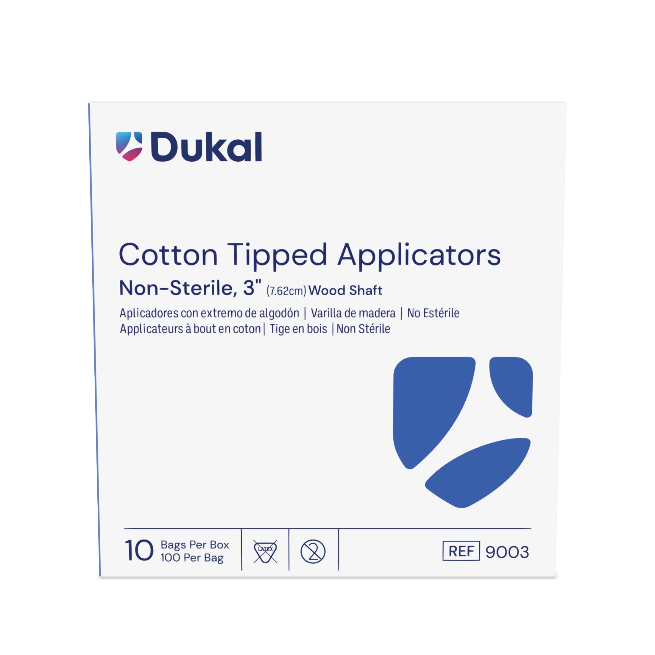 Cotton Tipped Wood Applicators, 3