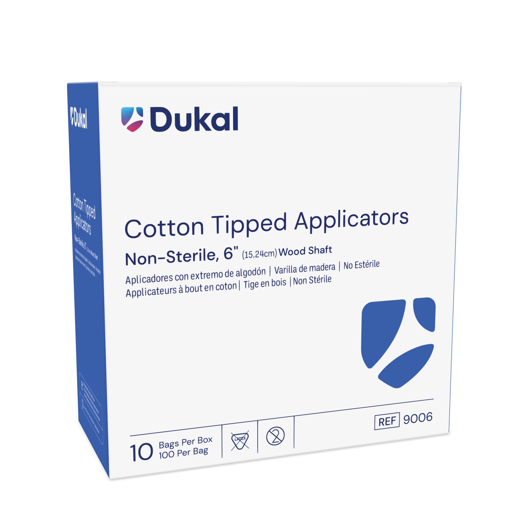 Cotton Tipped Wood Applicators, 6