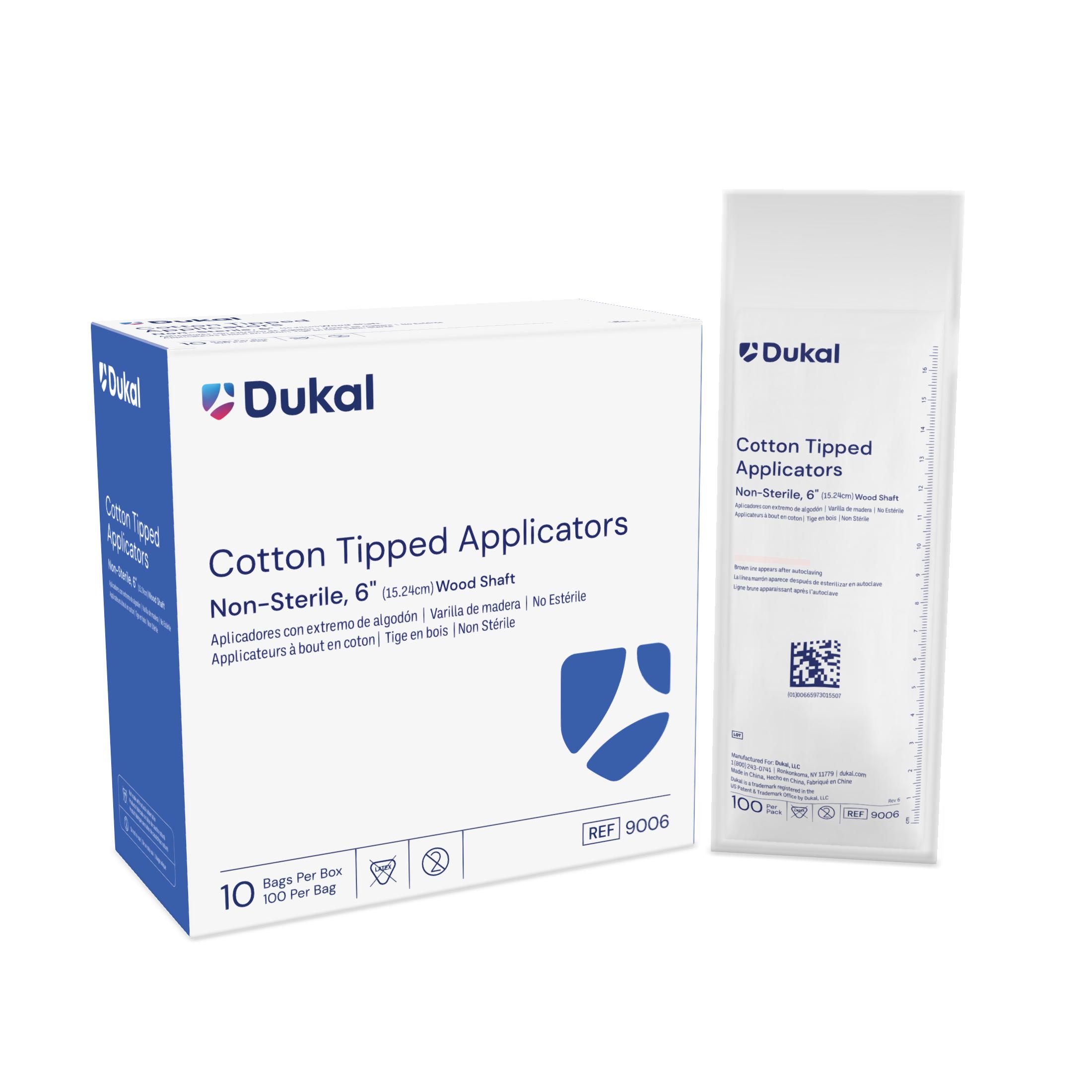 Cotton Tipped Wood Applicators, 6