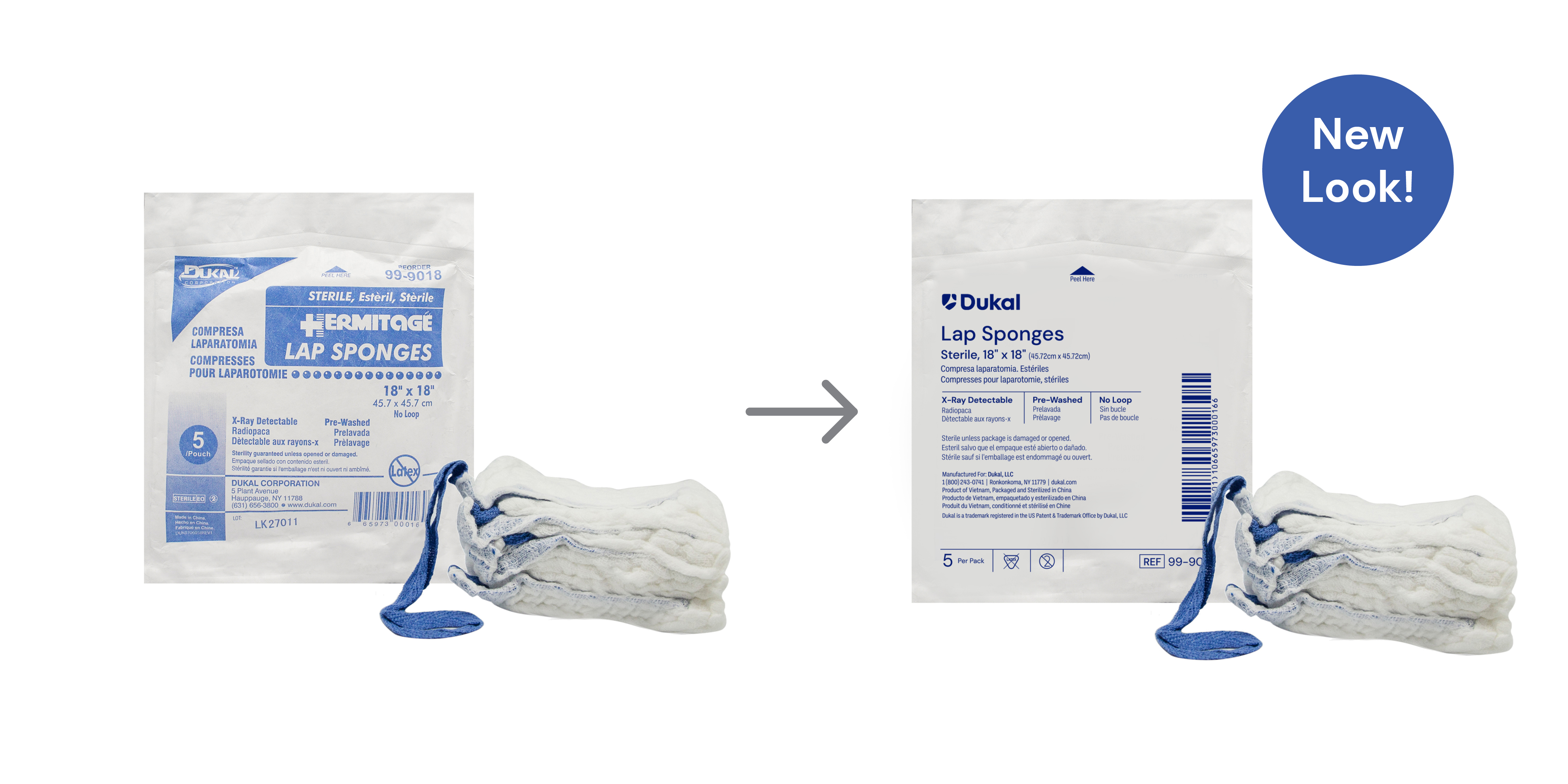 Sterile X-Ray Detectable Laparotomy Sponges, 18