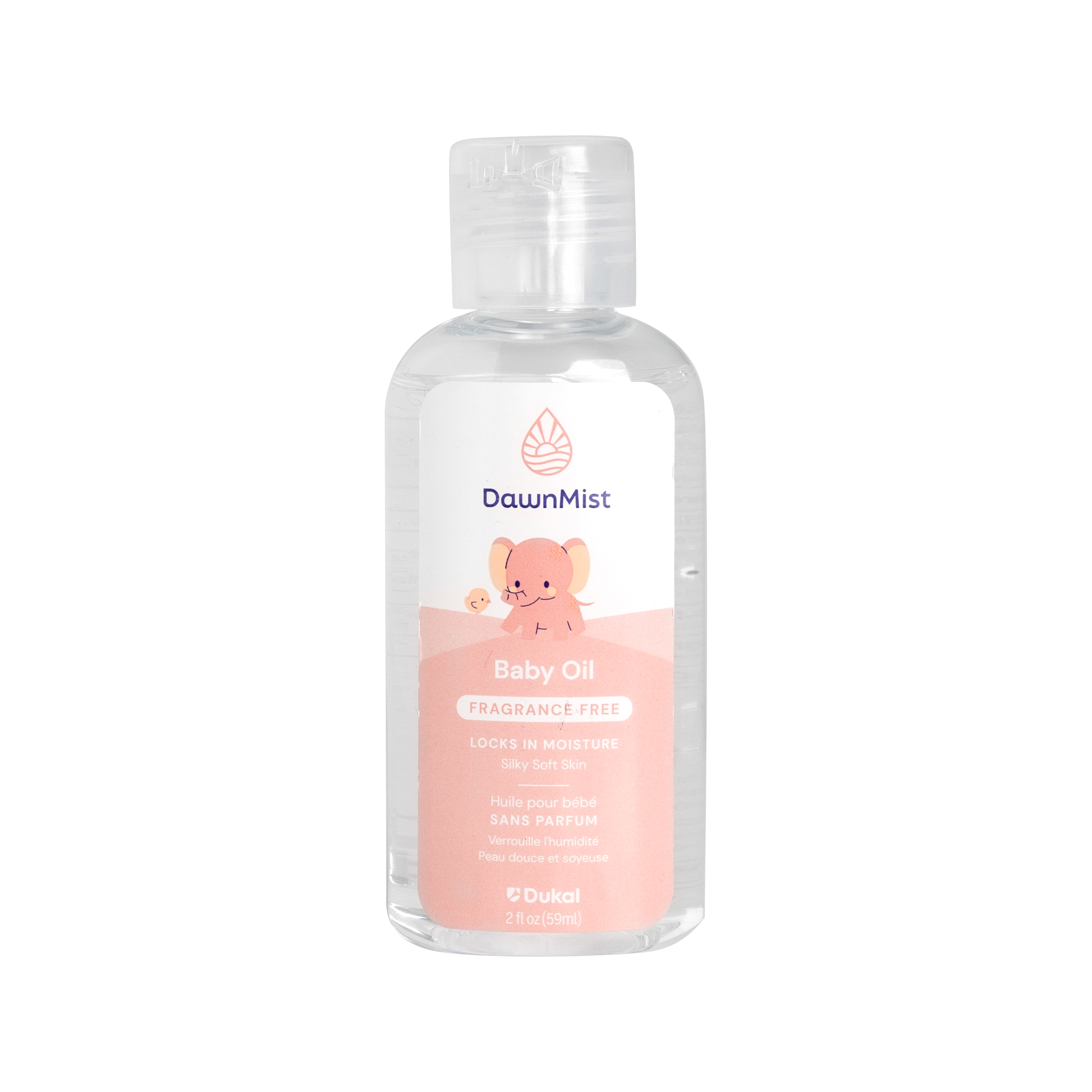 Baby Oil, Fragrance Free, 2 fl oz