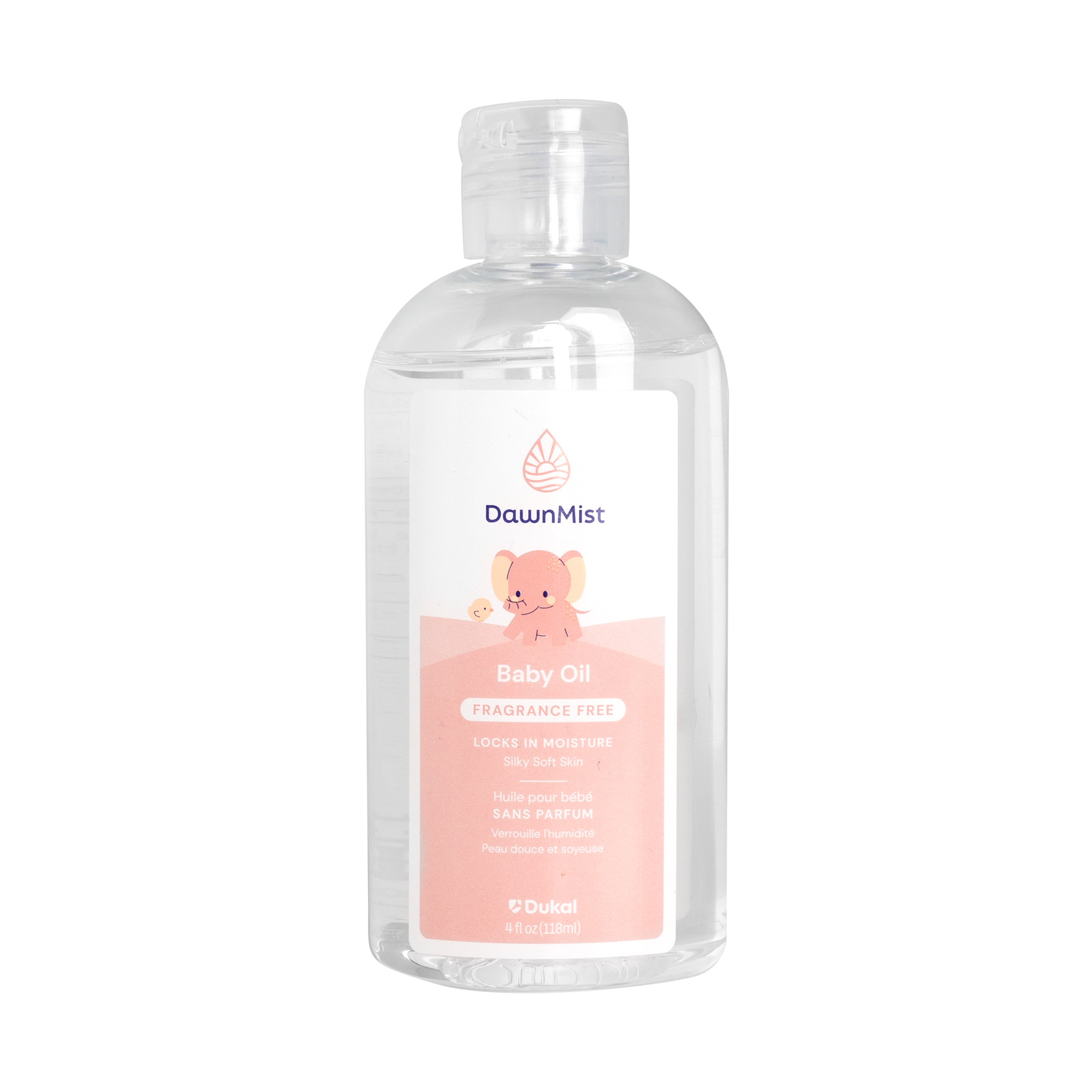 Baby Oil, Fragrance Free, 4 fl oz