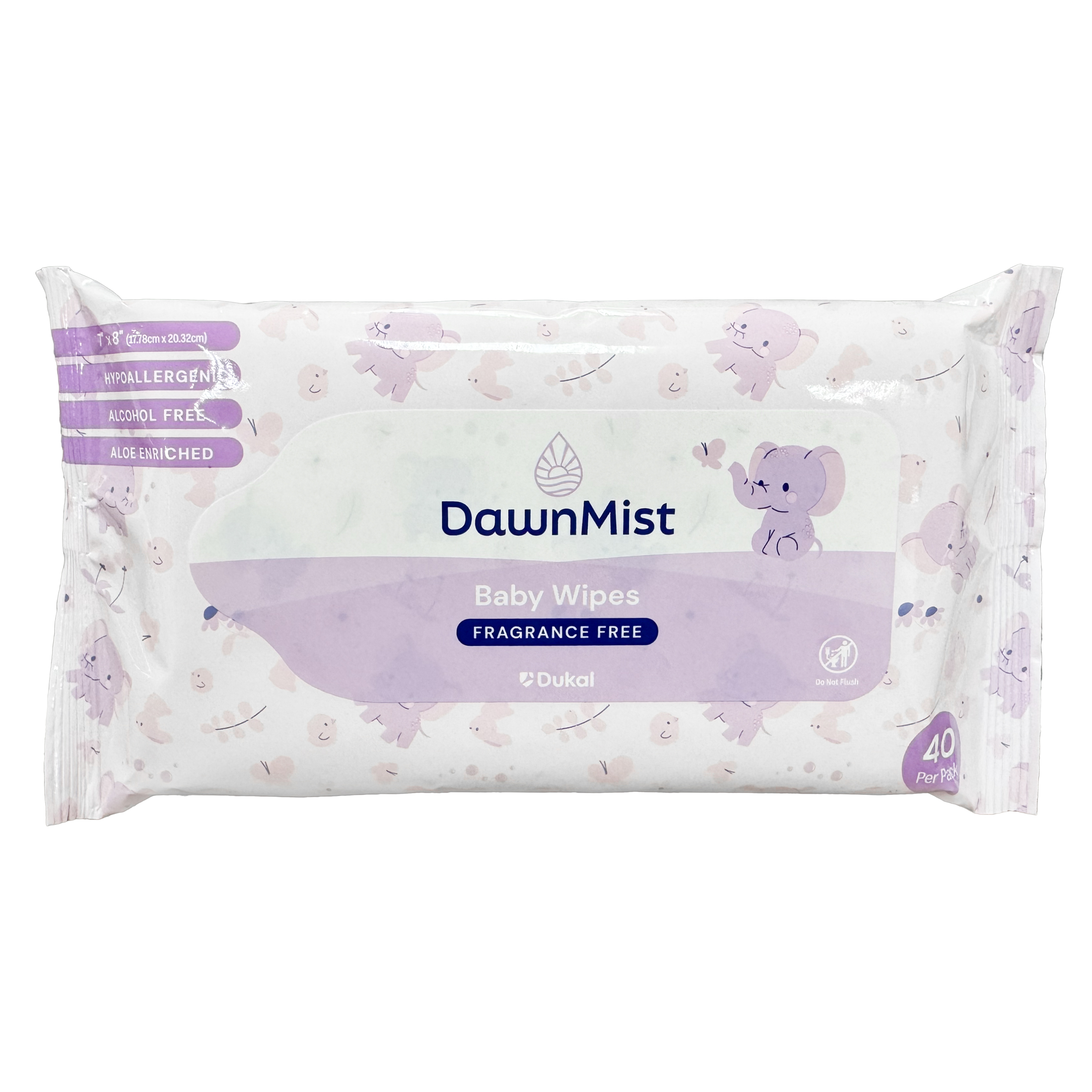 Baby Wipes in Soft Pack with Peelable Lid, Unscented, 7