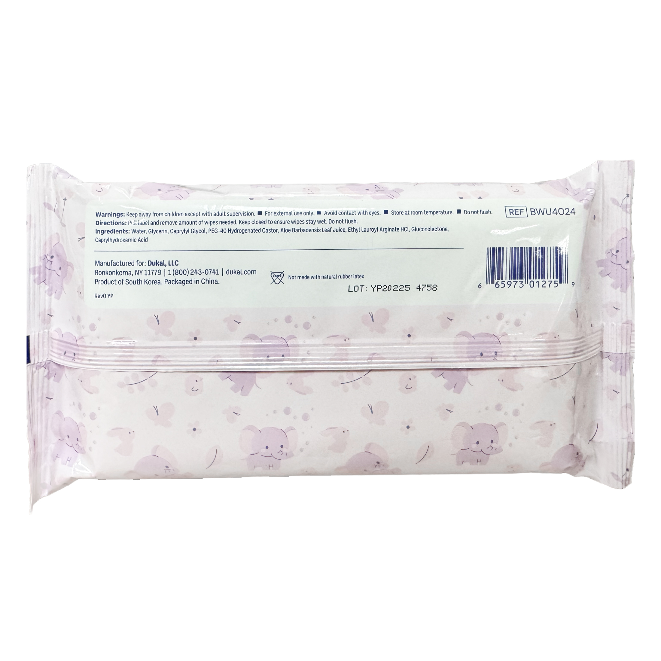 Baby Wipes in Soft Pack with Peelable Lid, Unscented, 7