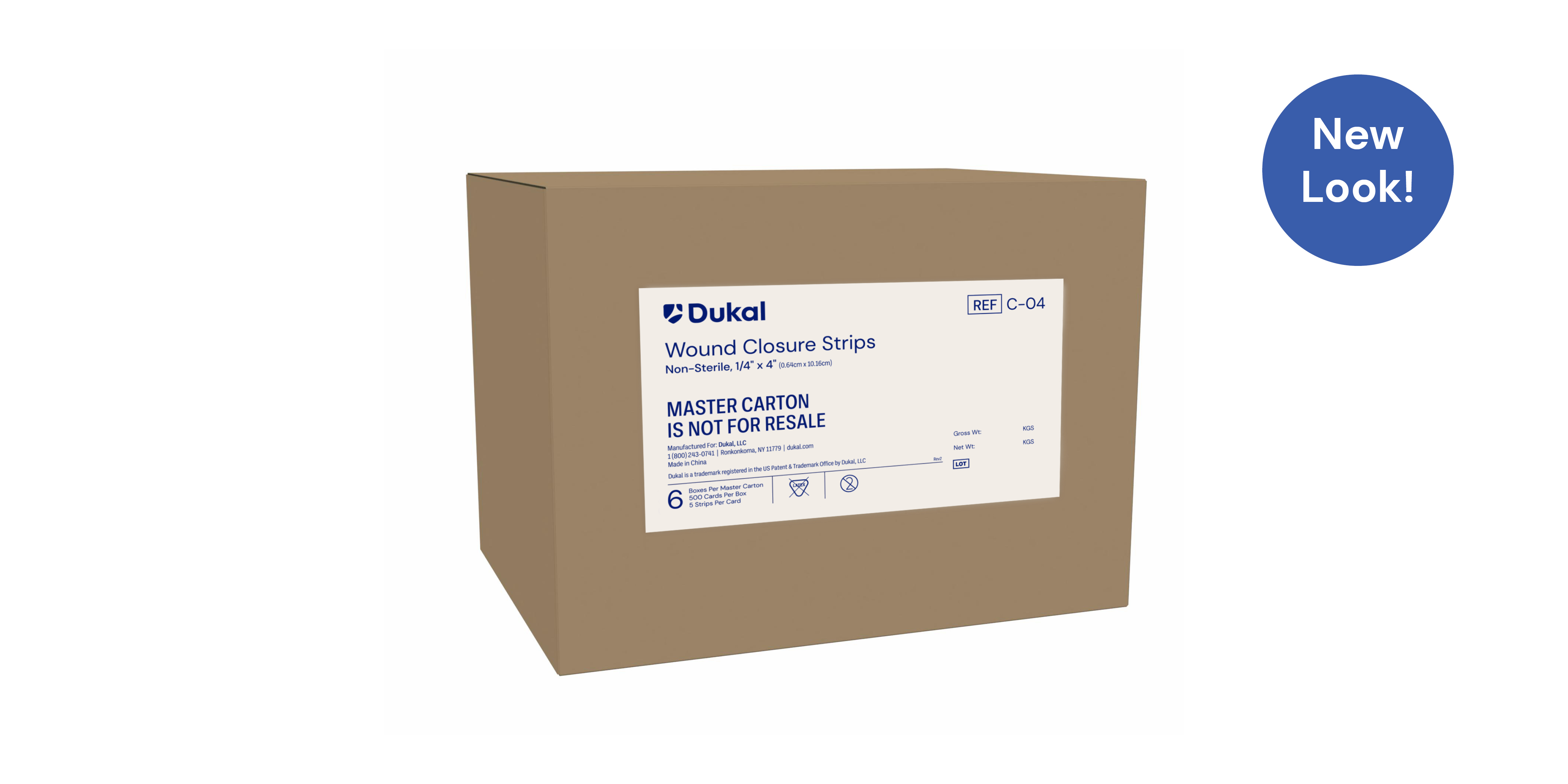 Wound Closure Strips, 1/4