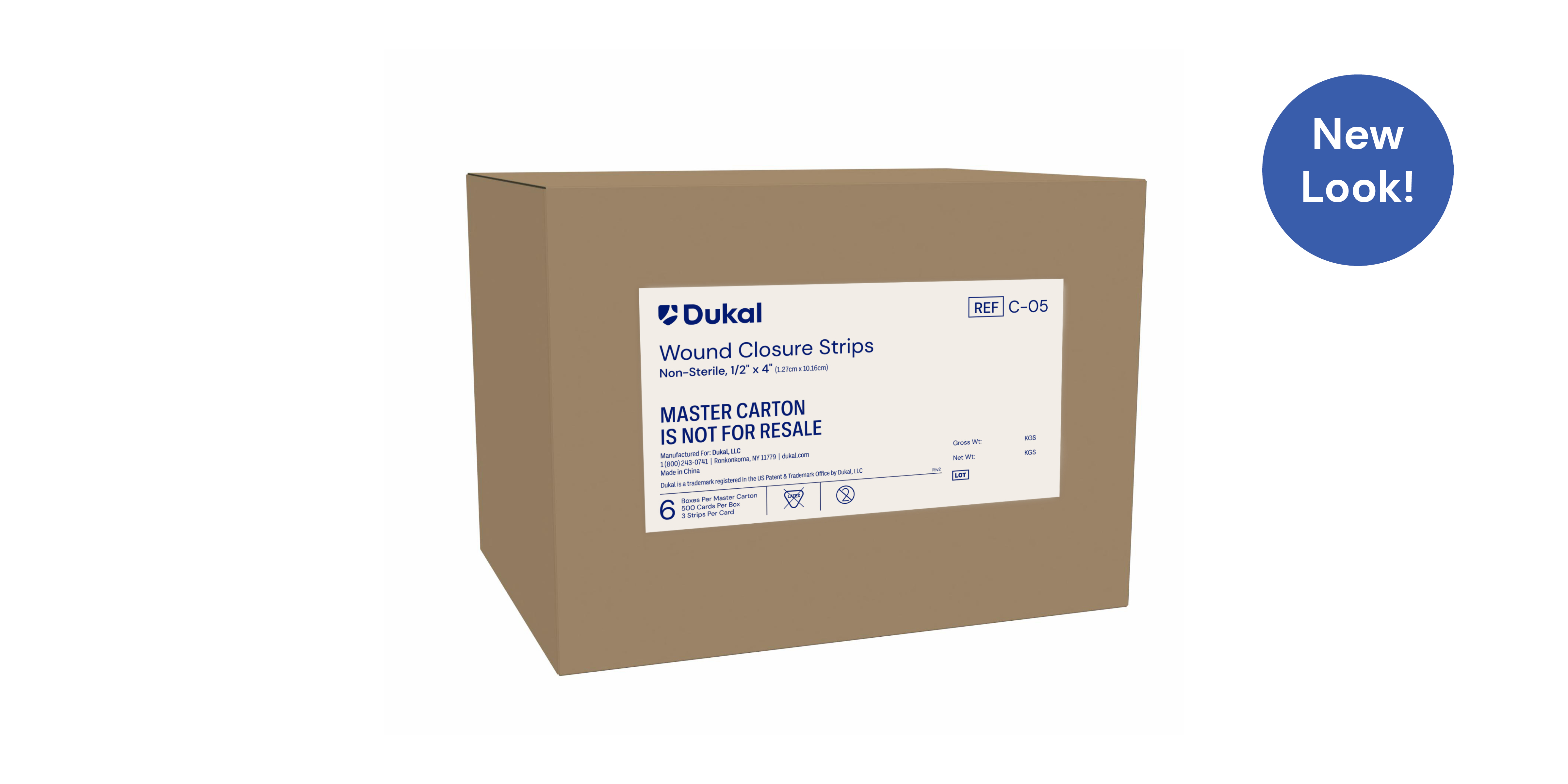 Wound Closure Strips, 1/2