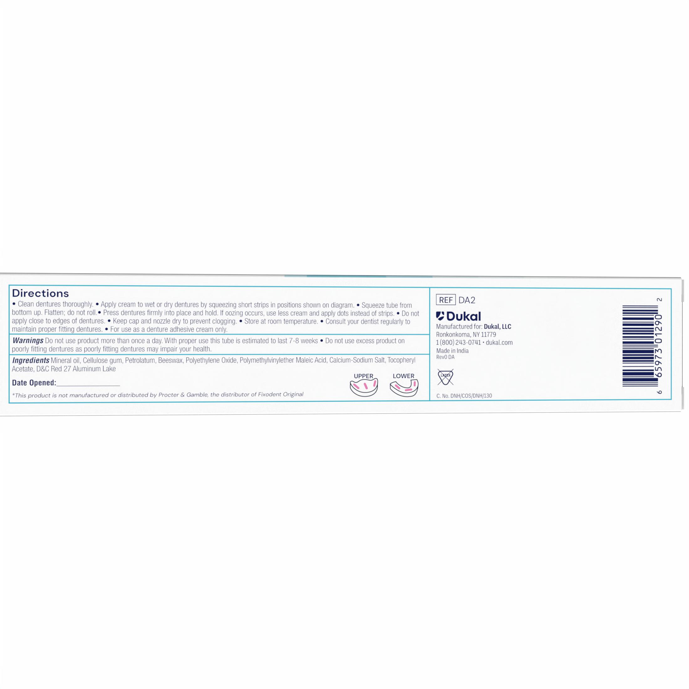 Denture Adhesive, 2 oz