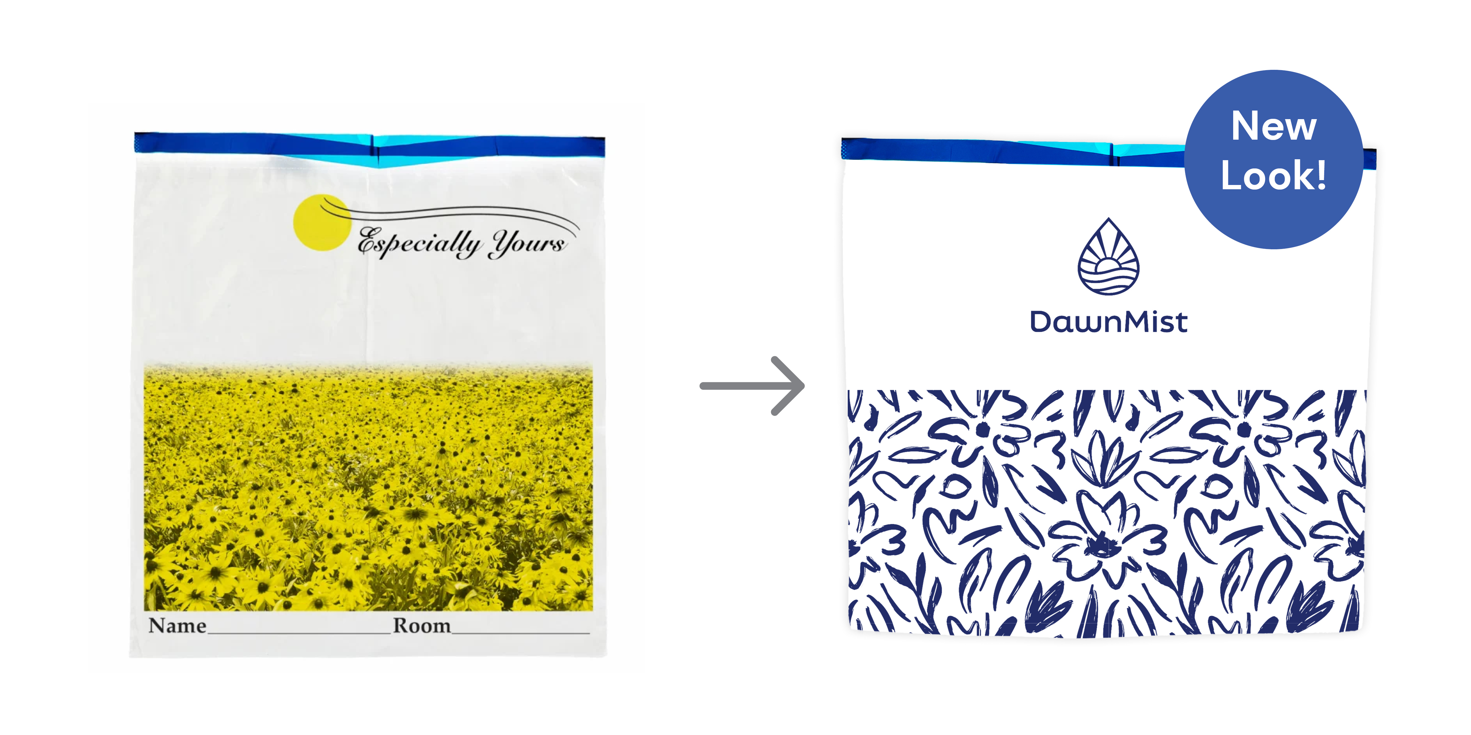 Patient Belonging Bags with Drawtape, 18