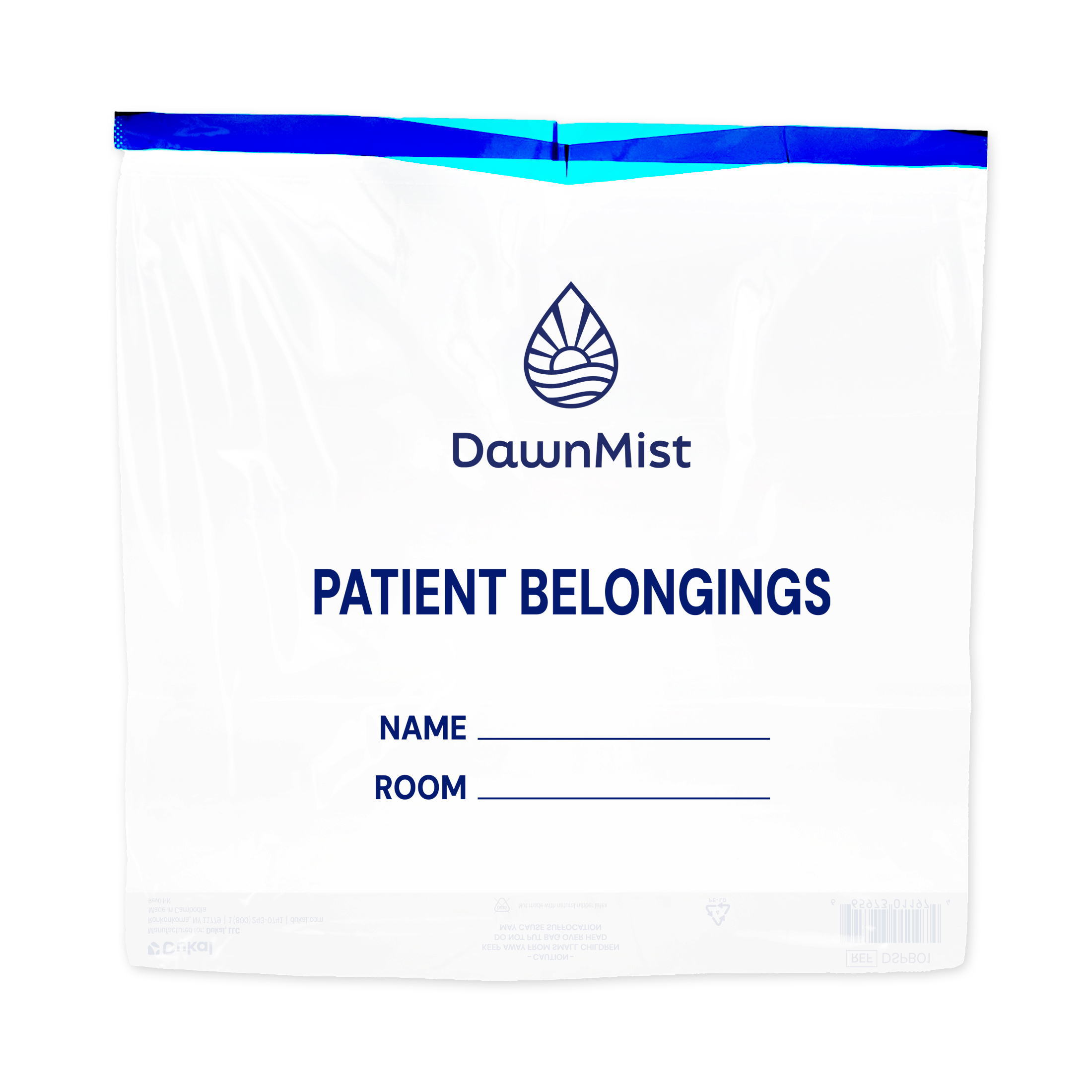 Patient Belonging Bags with Drawtape, 20