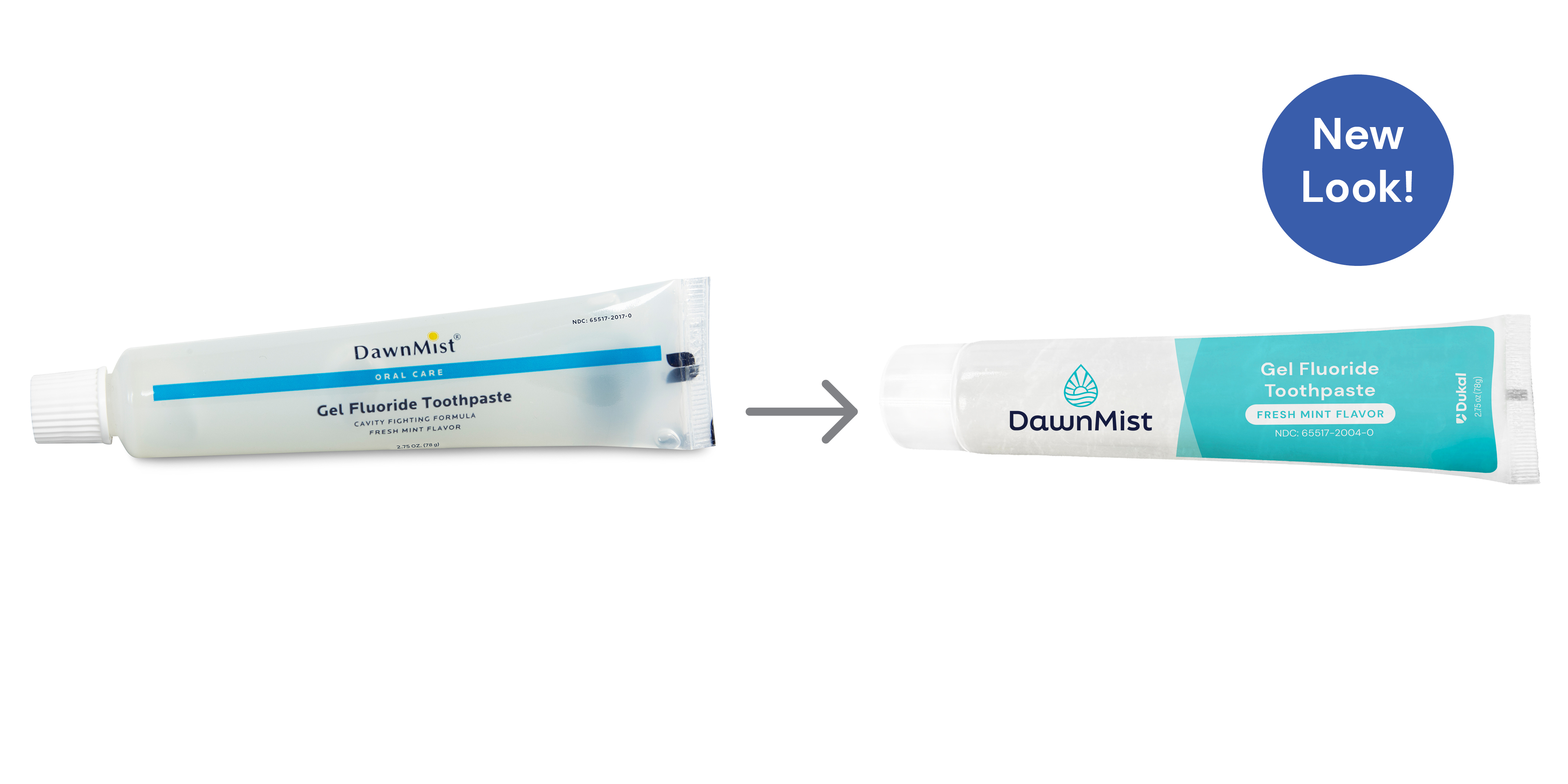 Gel Fluoride Toothpaste, 2.75 oz, Clear