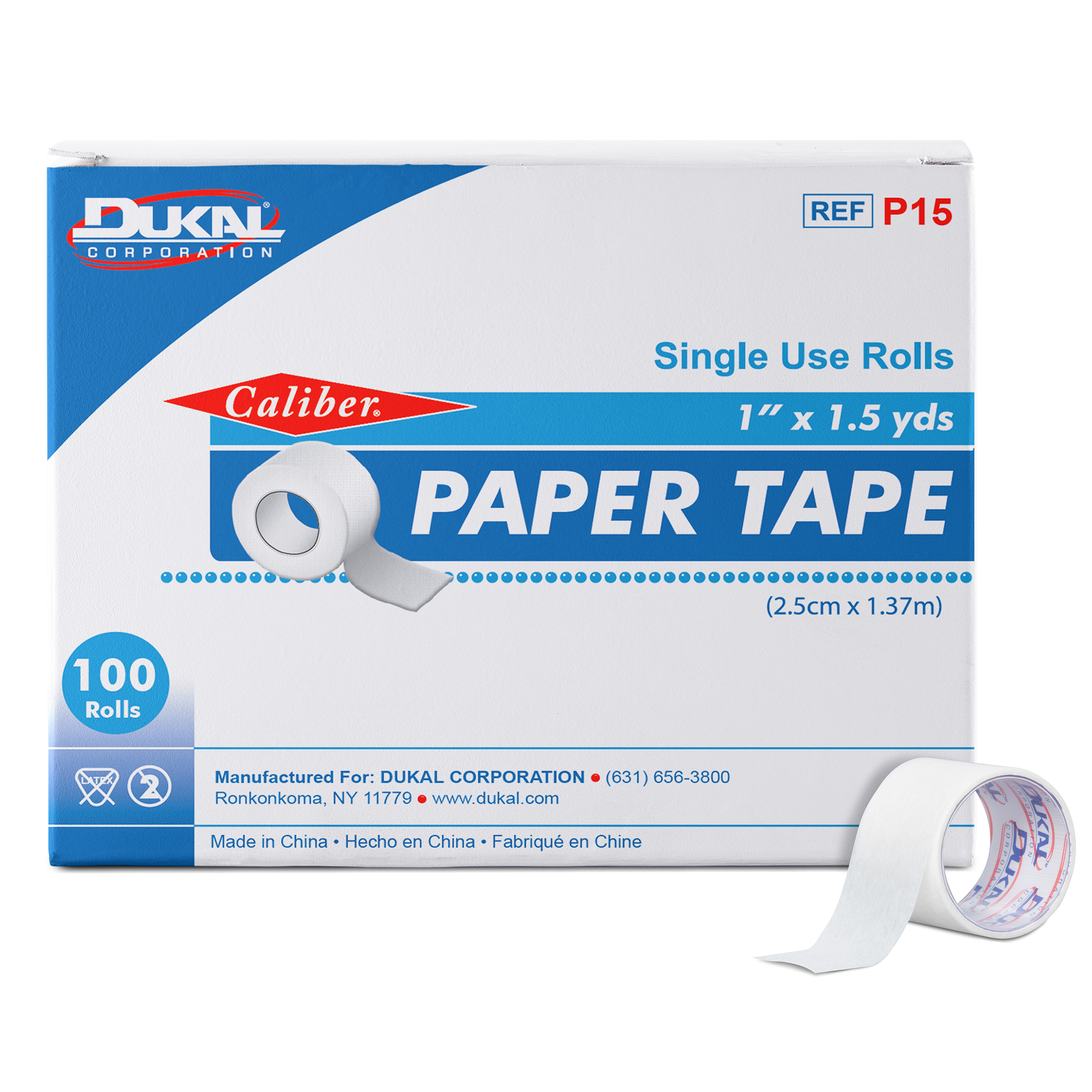 Dukal Paper Tape (same as Johnson & Johnson Brand Tape), 1 x 10 yds 1 –  RelyAid Tattoo Supply