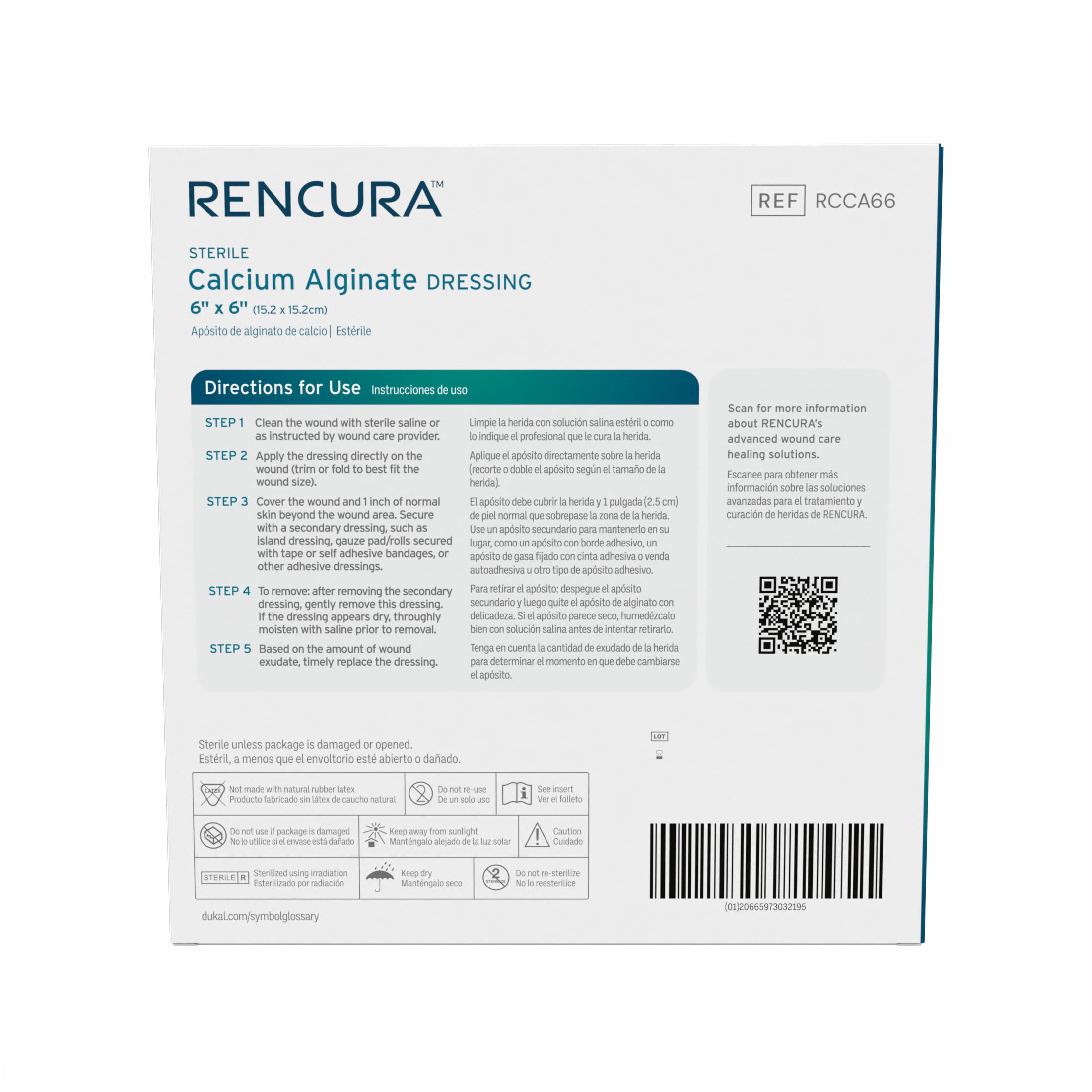 Sterile Calcium Alginate Dressing, 6