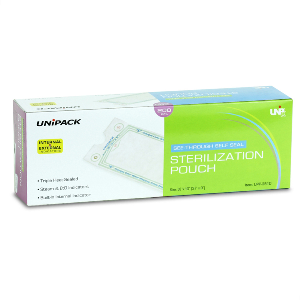 Sterilization Pouches, 4-1/4